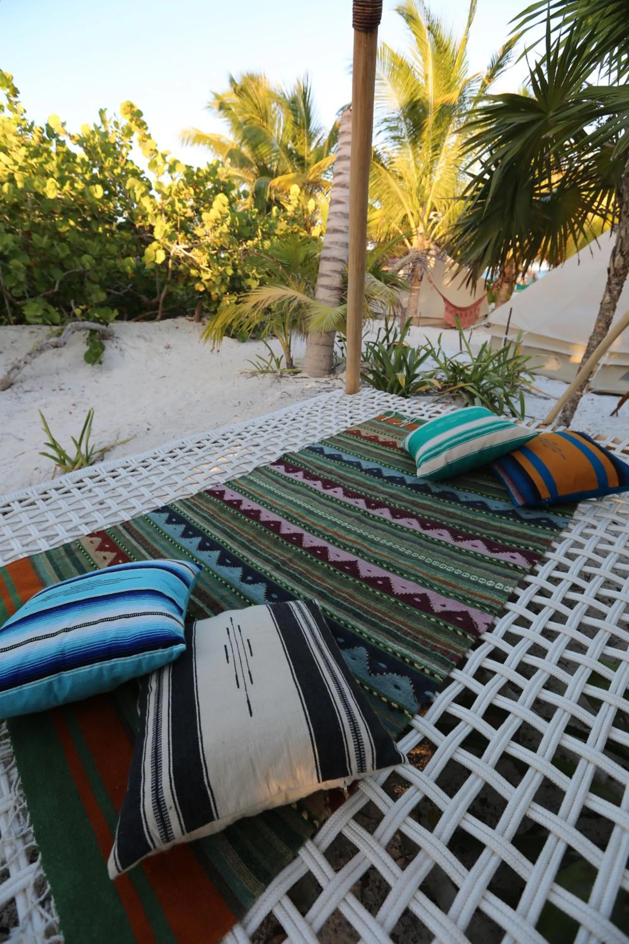 Garden view in Glamp Ikal Tulum