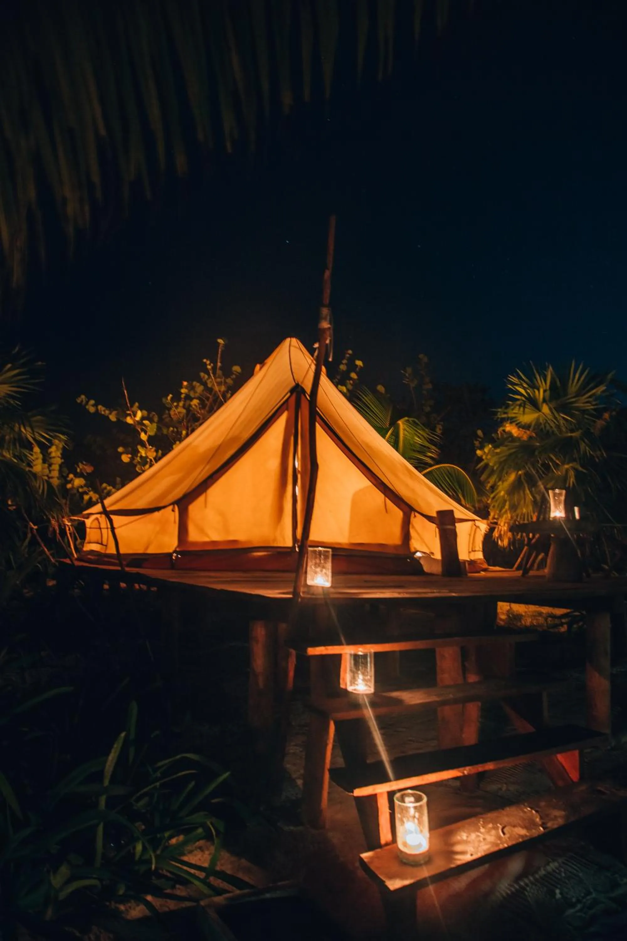 Night in Glamp Ikal Tulum