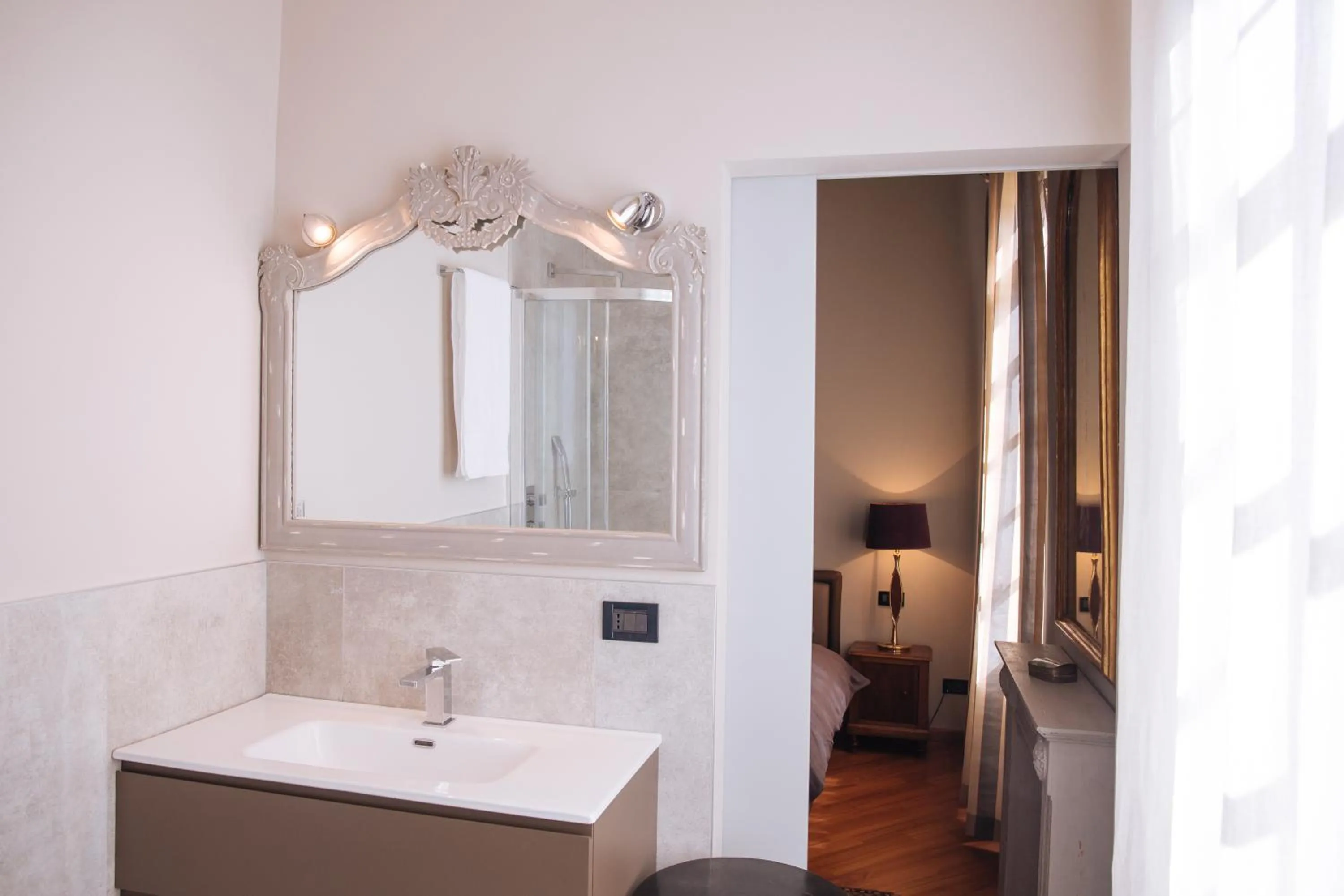 Bathroom in Ai tre cedri B&B