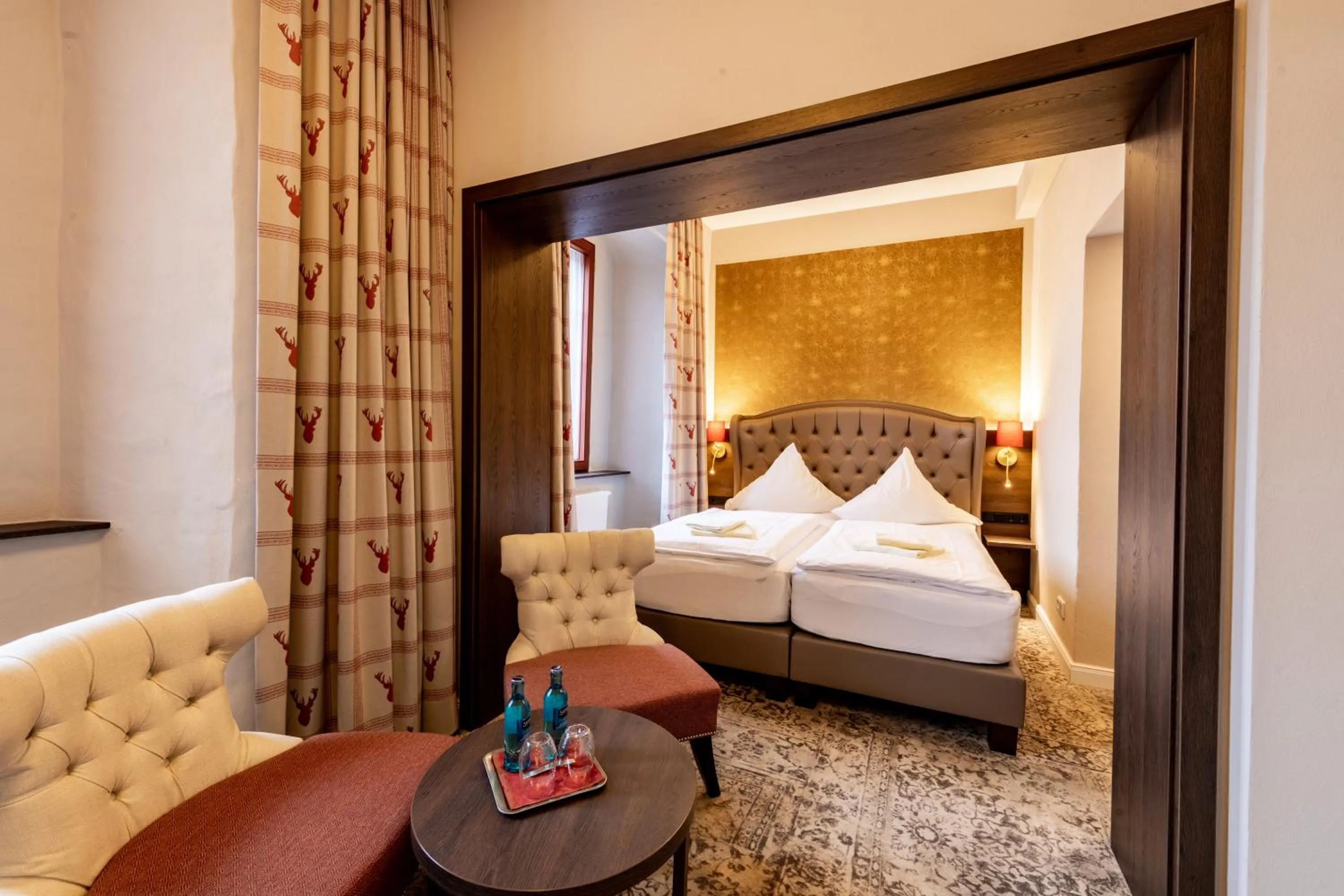 Photo of the whole room, Bed in Ringhotel Jägerhof