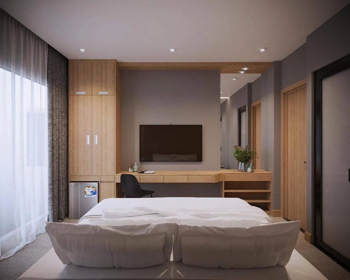 Bed in Fukurai Hotel & Apartment 2 Ha Noi