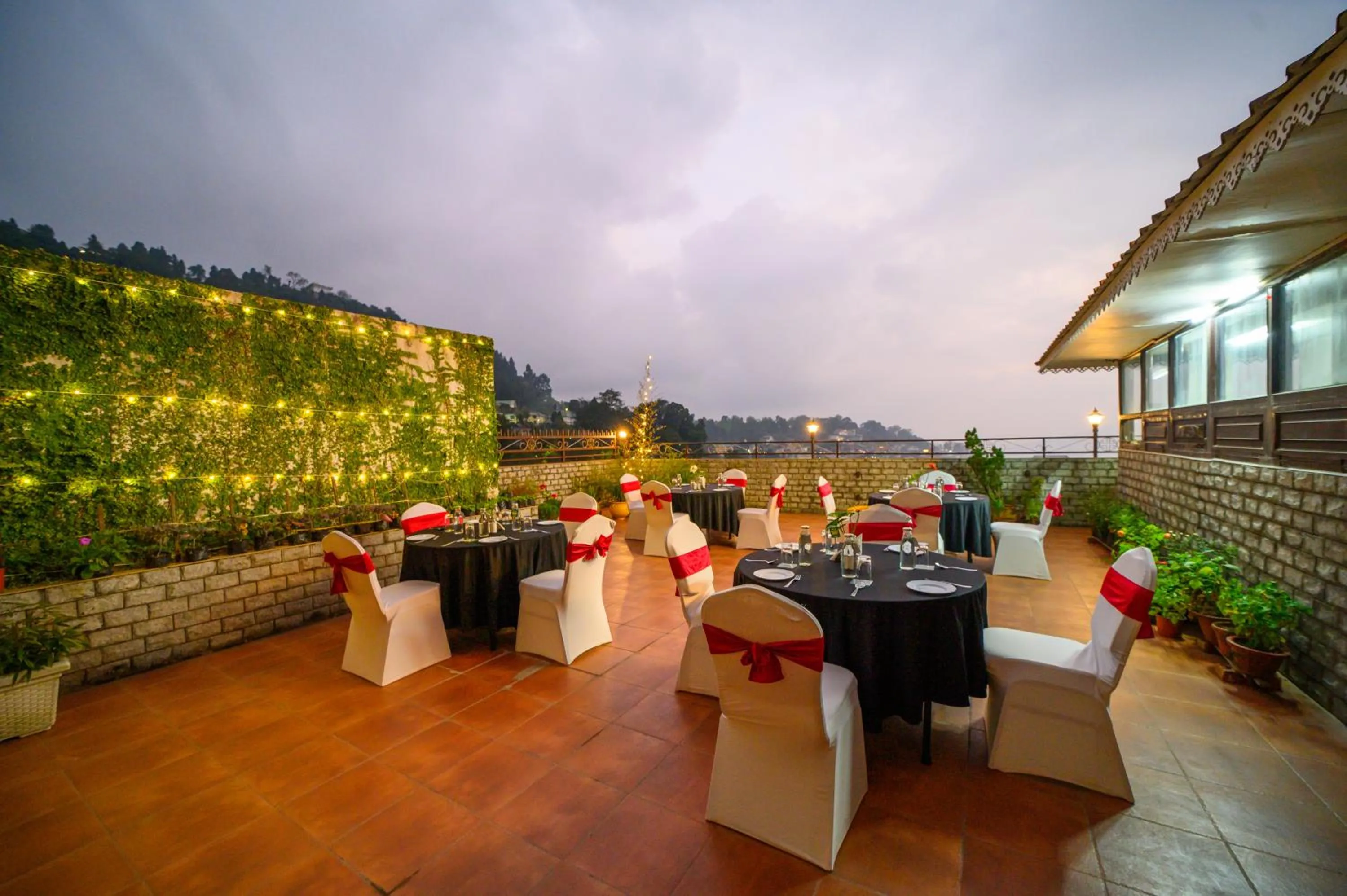 Seating area in Sinclairs Gangtok