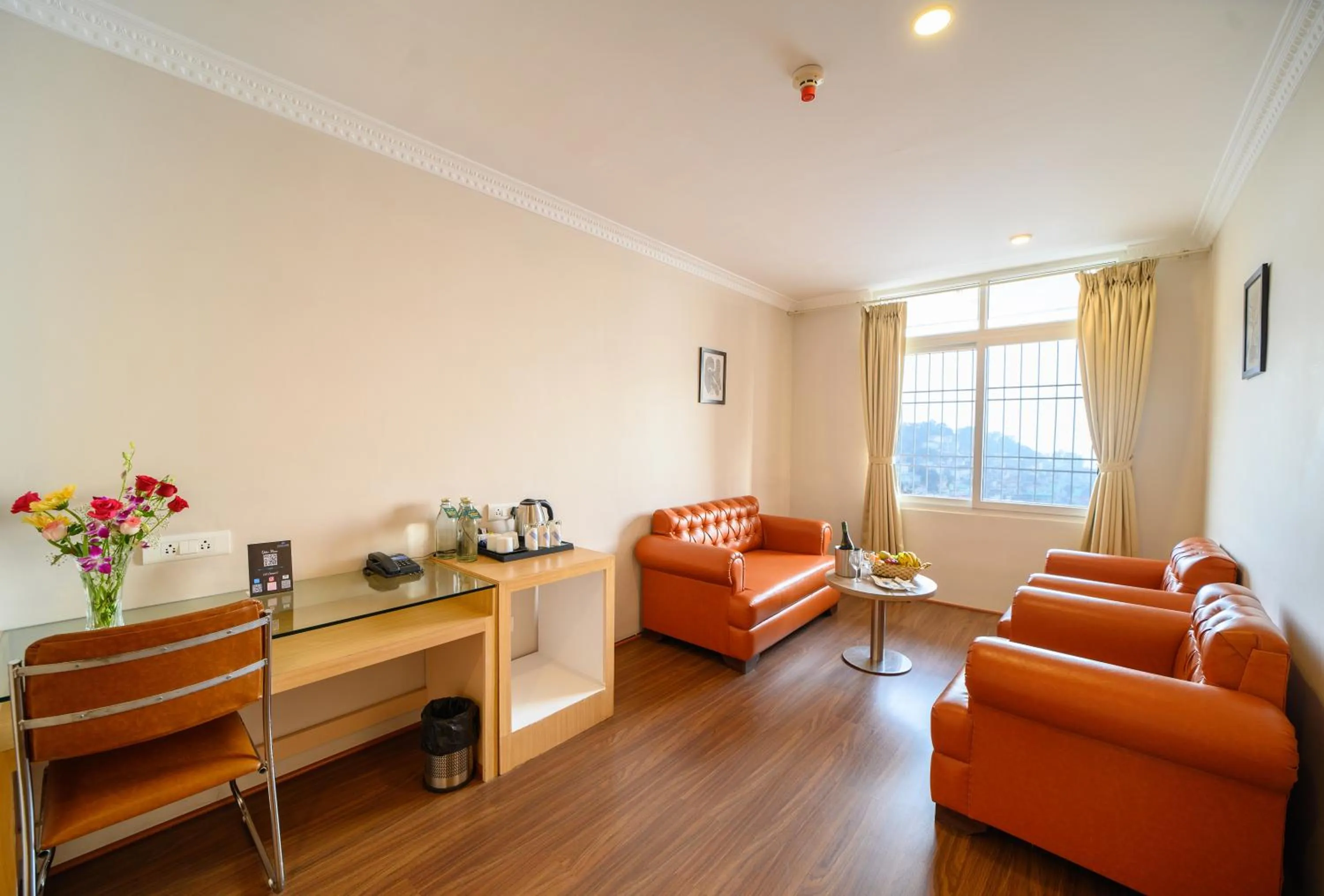 Living room in Sinclairs Gangtok