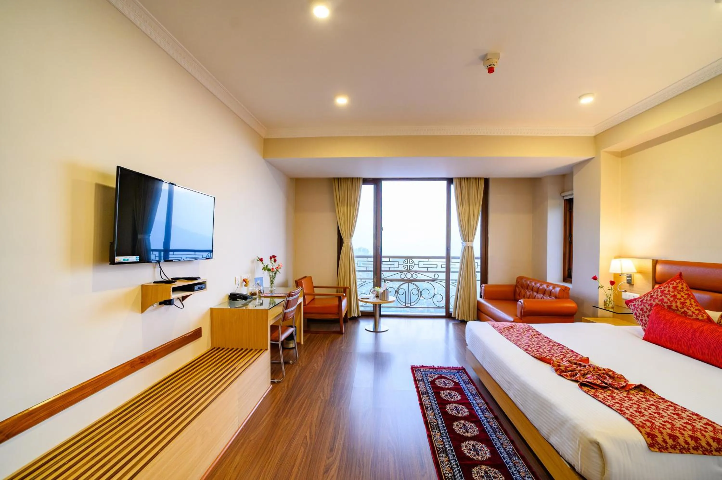 Bed in Sinclairs Gangtok