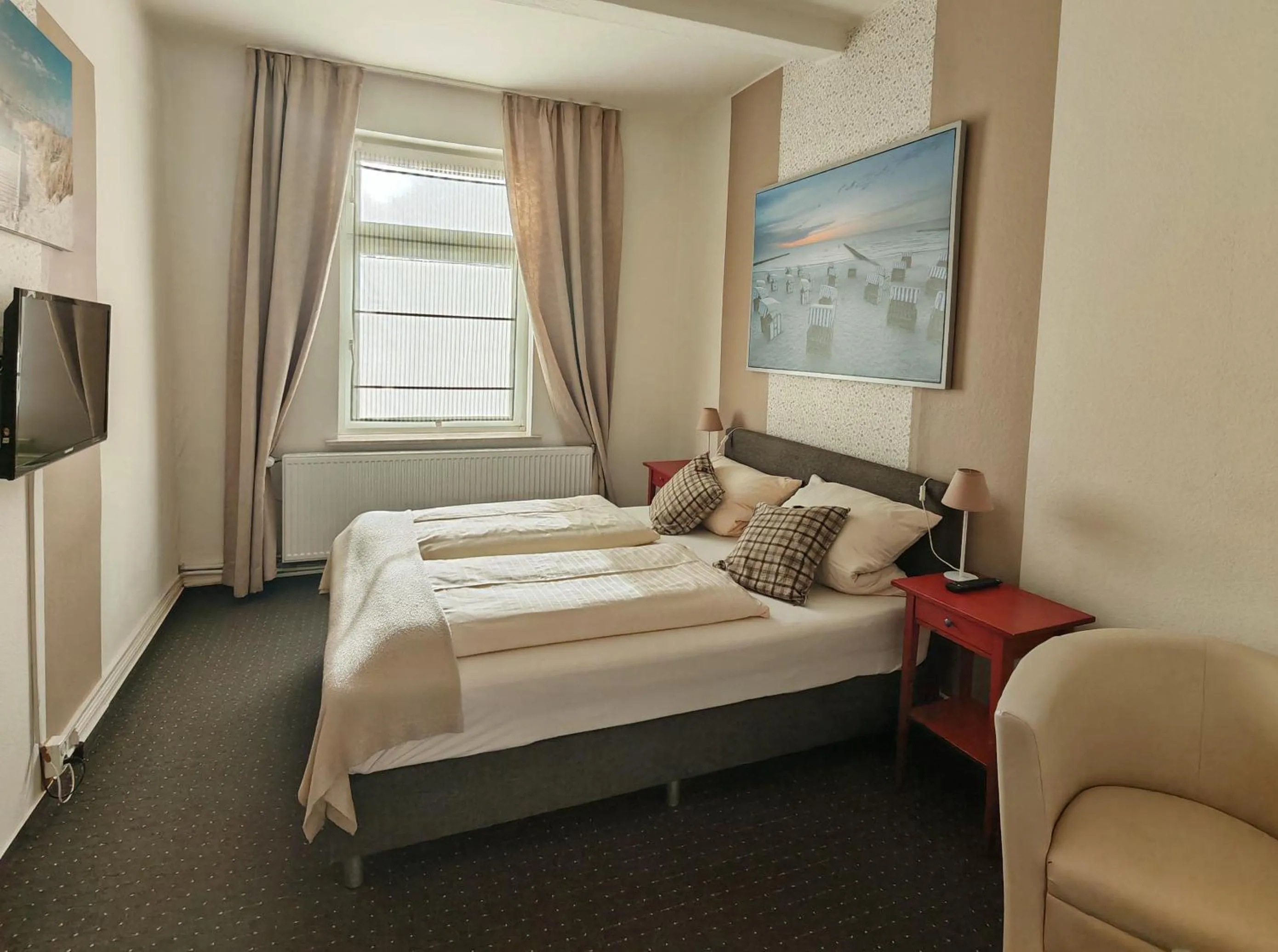 Bed in Hotel Schweizerhaus