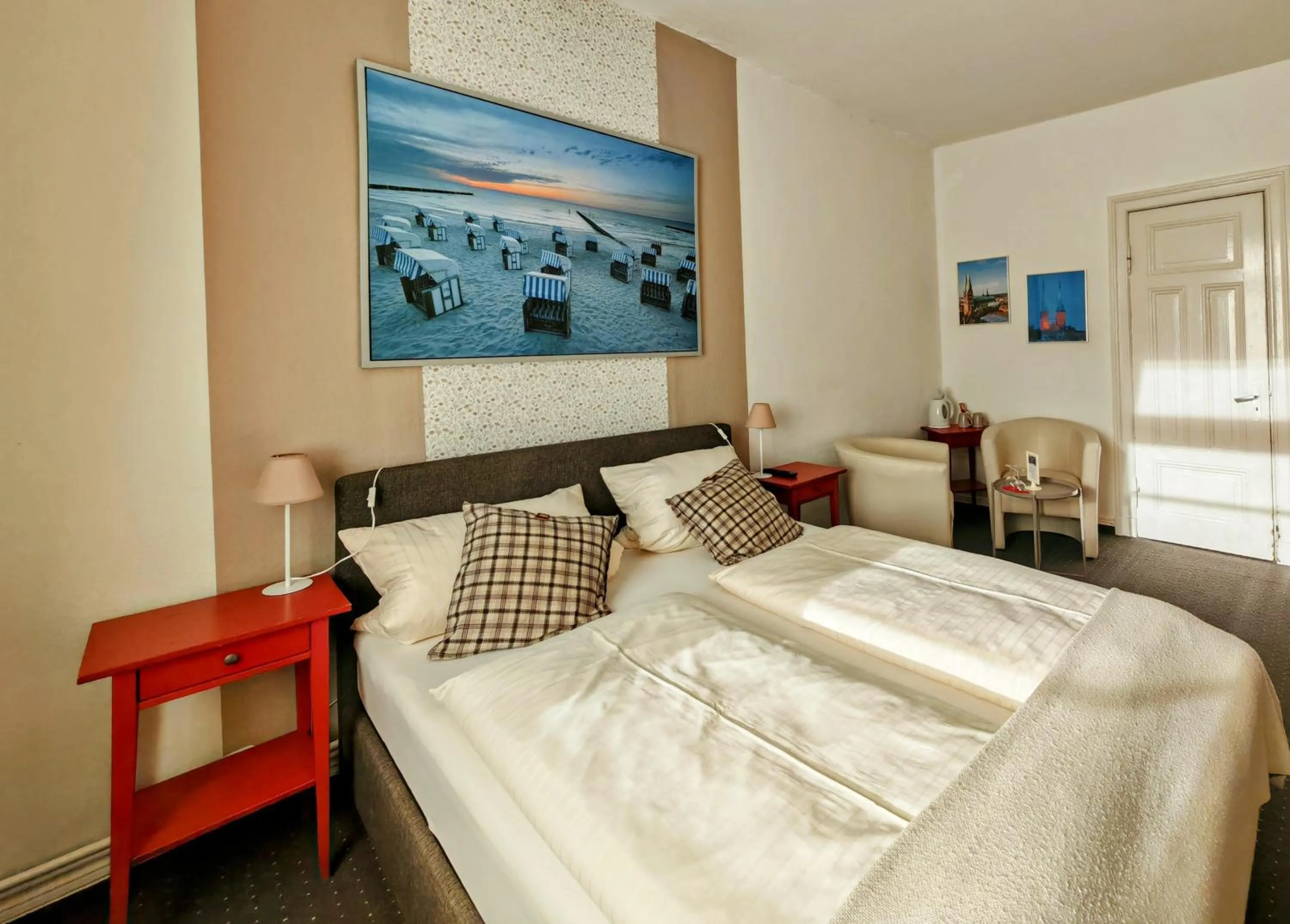 Bed in Hotel Schweizerhaus