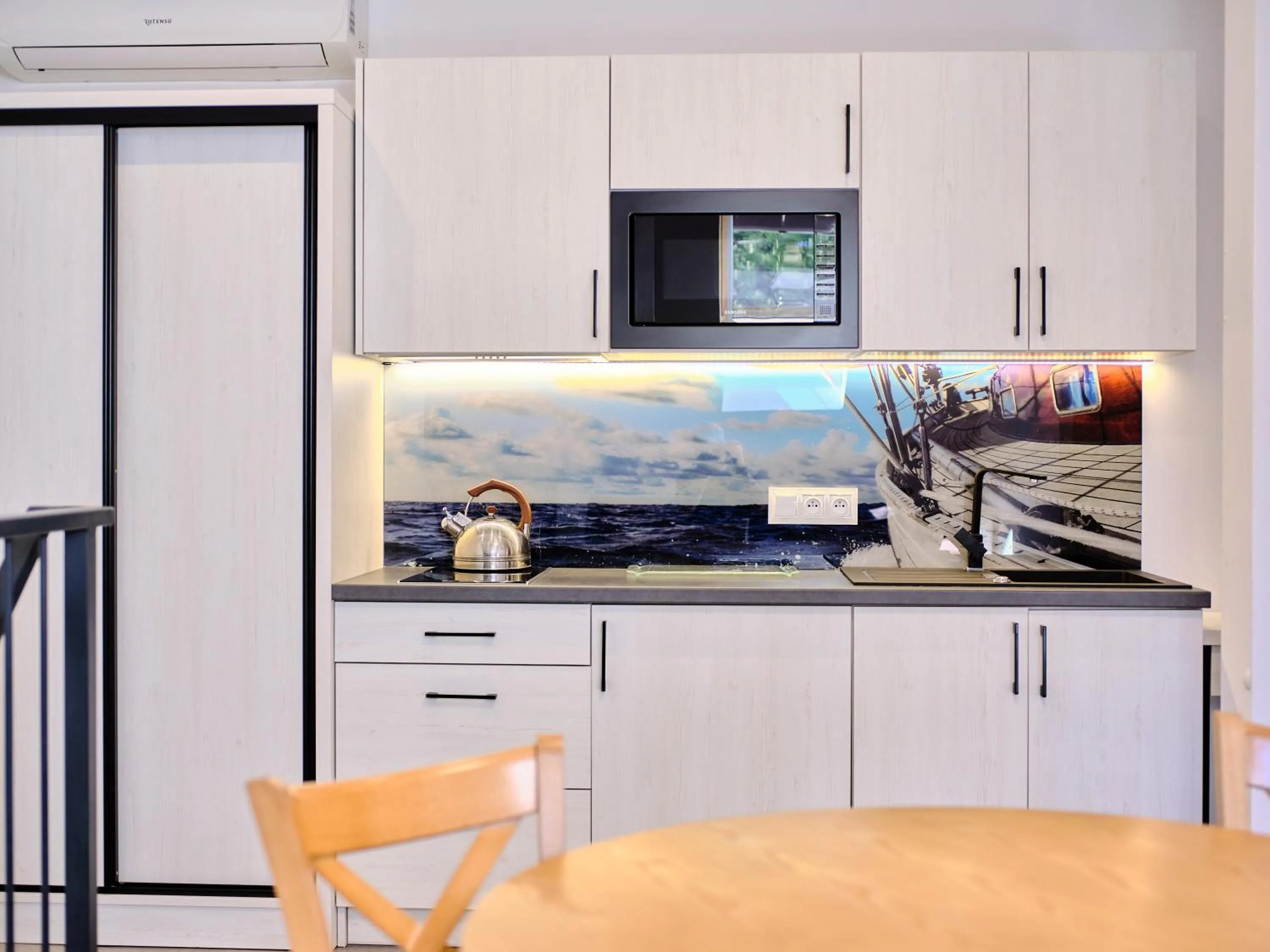 Kitchen or kitchenette in Rezydencja AMBRE