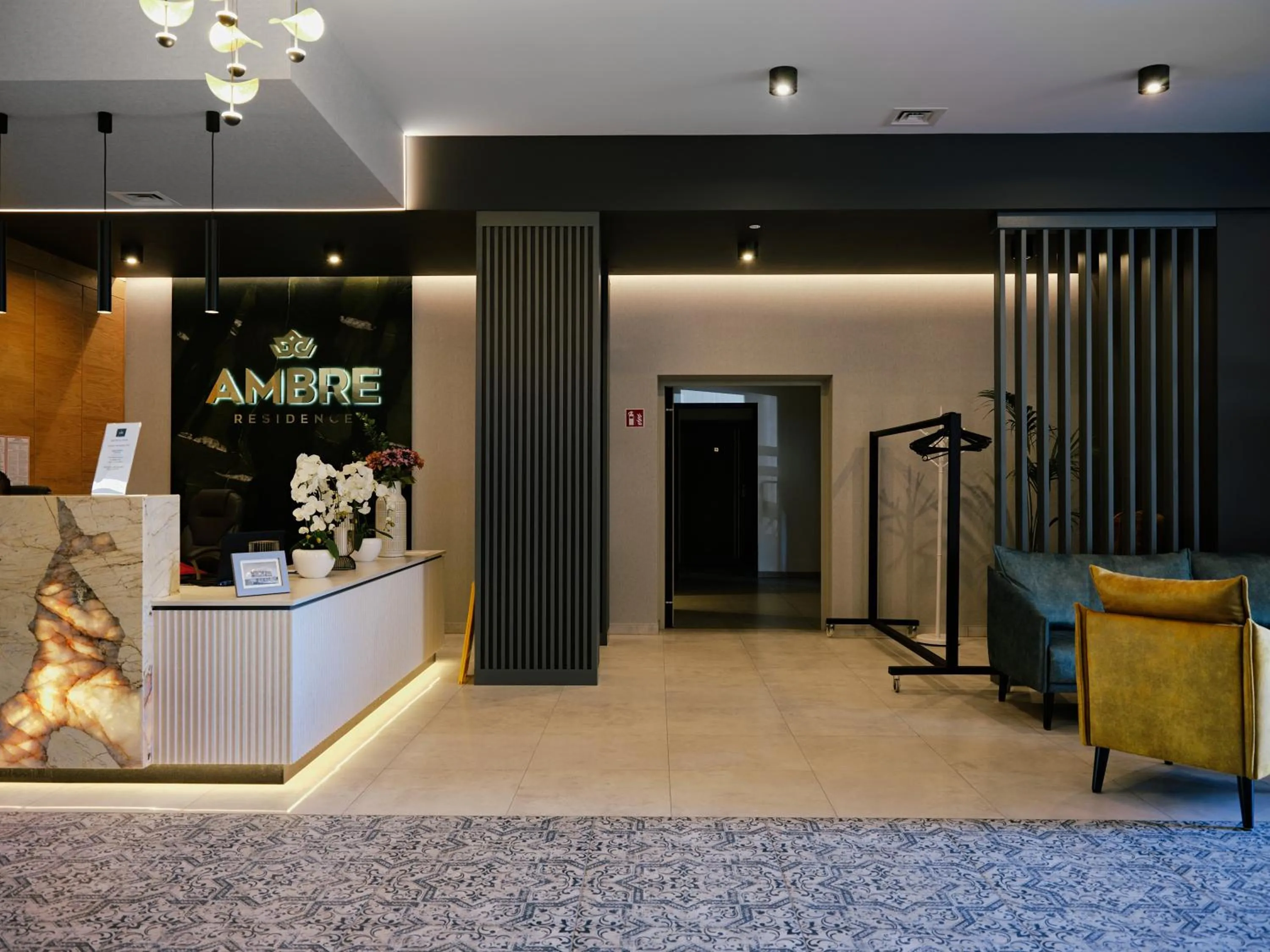 Lobby or reception in Rezydencja AMBRE