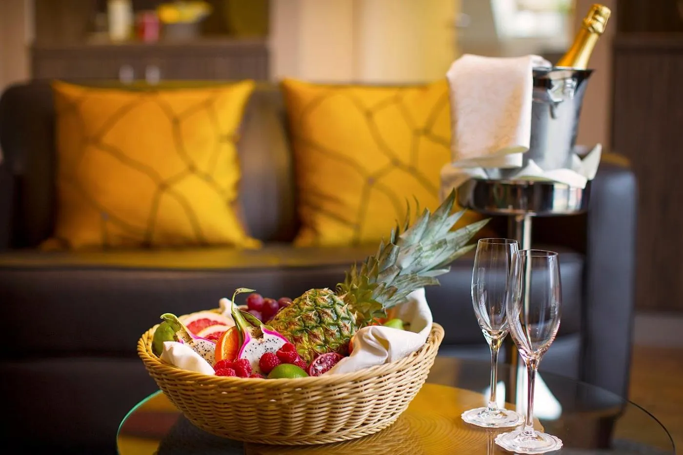 Living room in REGIOHOTEL Berghotel Ilsenburg - #Panoramablick #Wellness #Wallbox #GroßesAbendbuffet