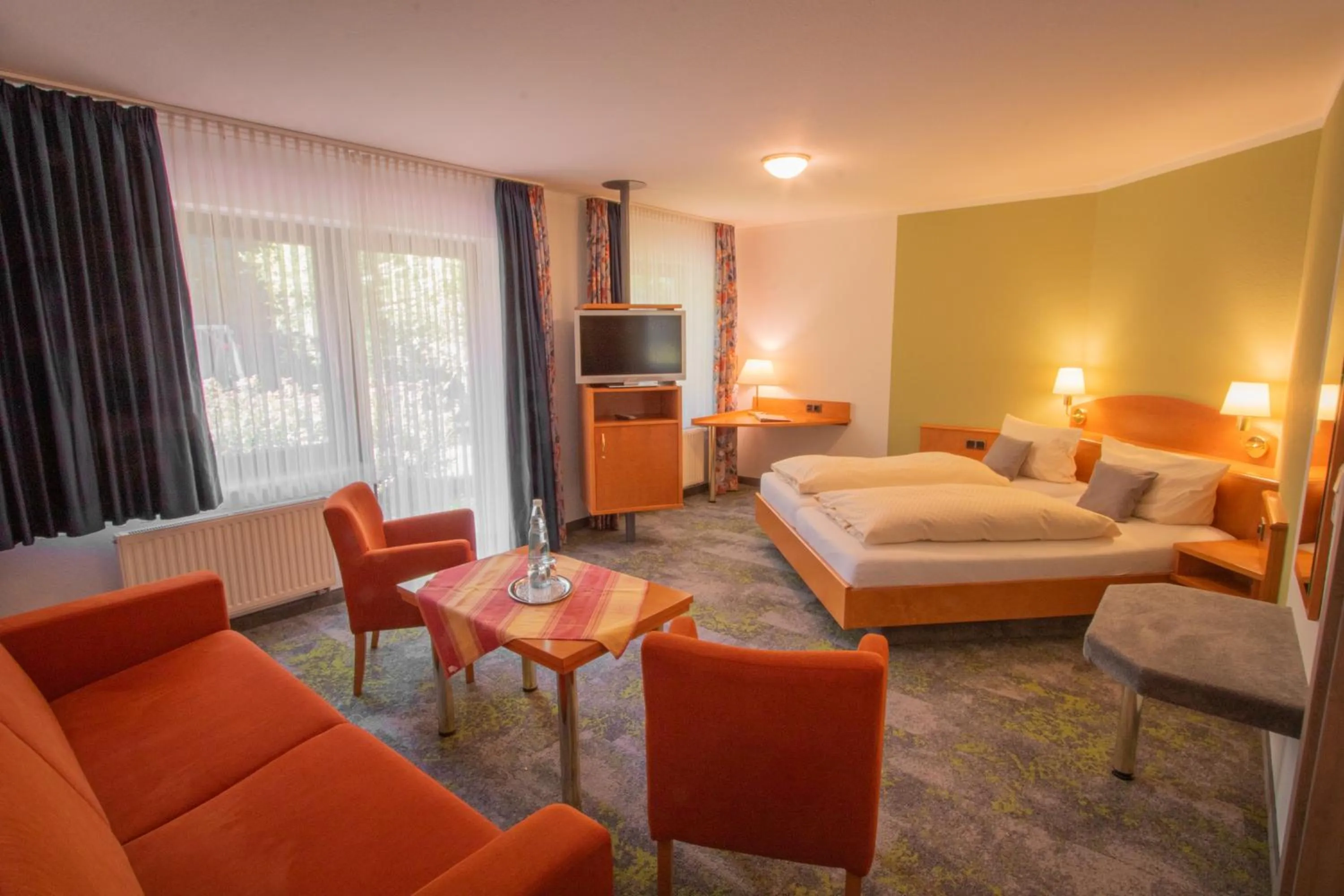 Photo of the whole room, Bed in LandKomfort Hotel Elsenmann Garni