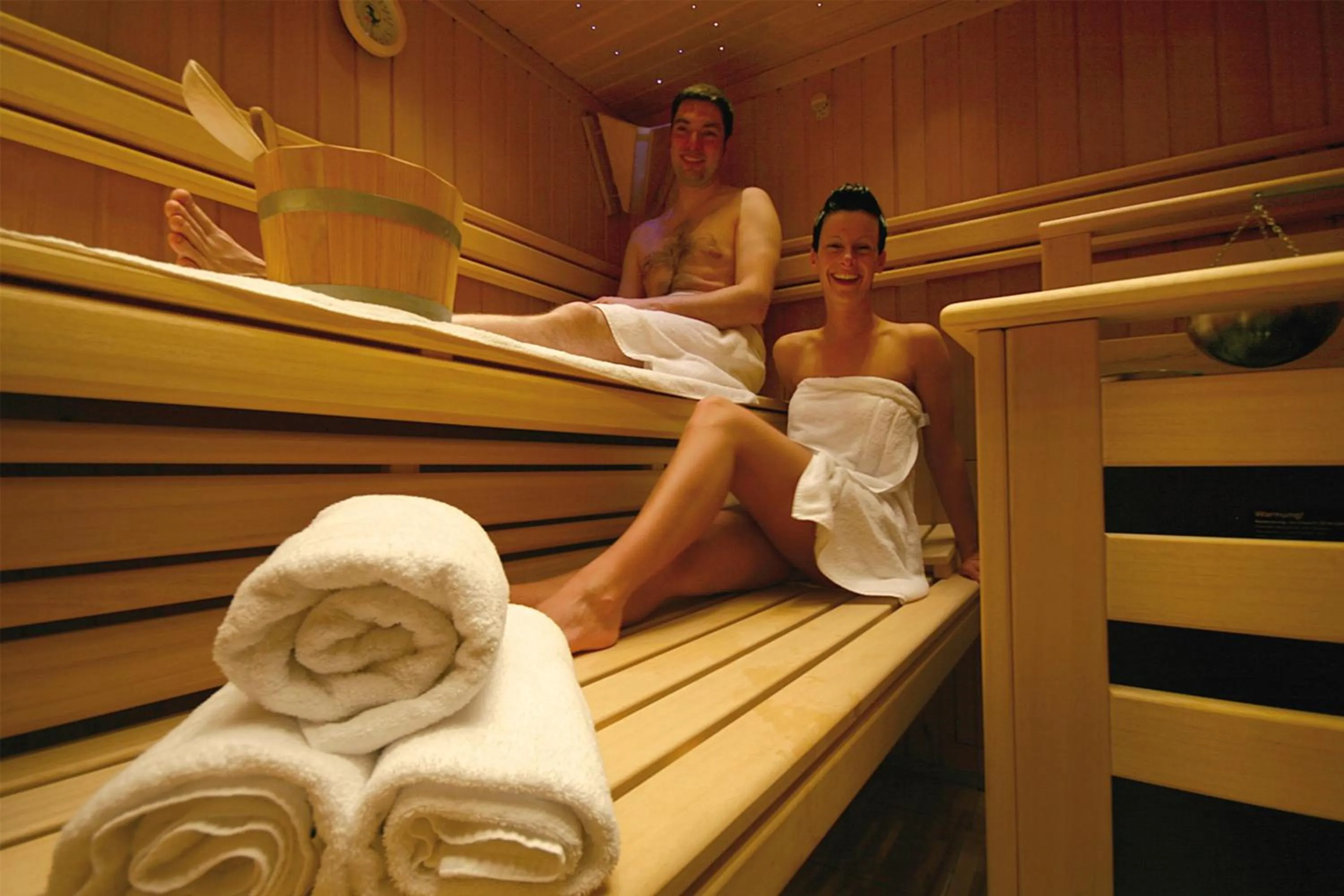 Sauna in LandKomfort Hotel Elsenmann Garni