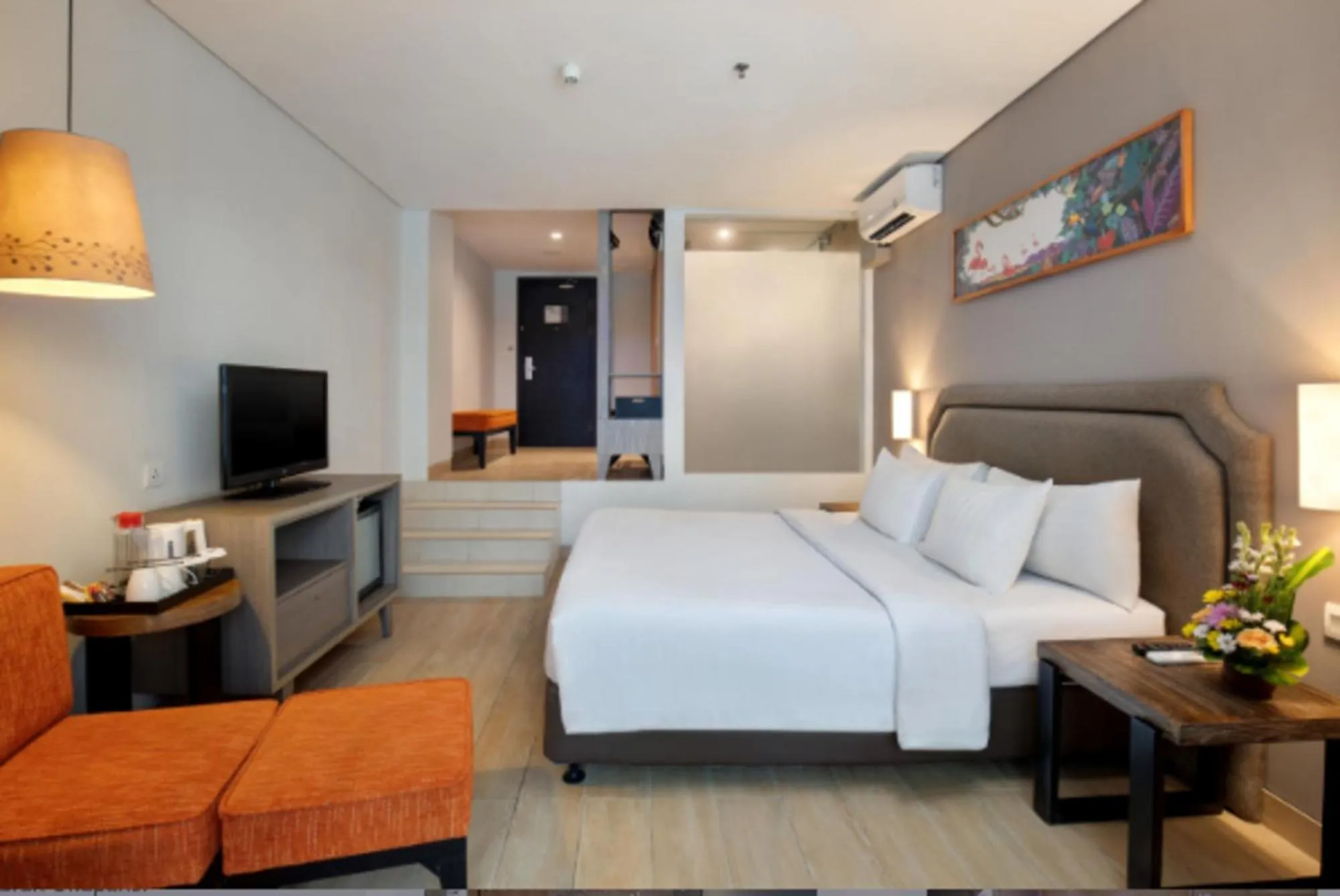 Bedroom, Bed in Harper Kuta Hotel by ASTON
