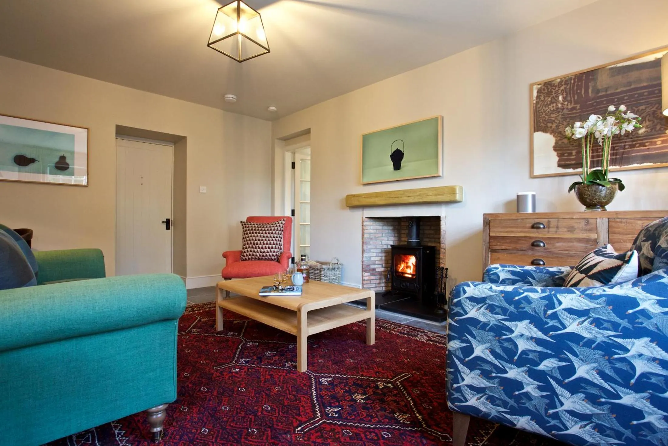 Living room in Ross Lodge