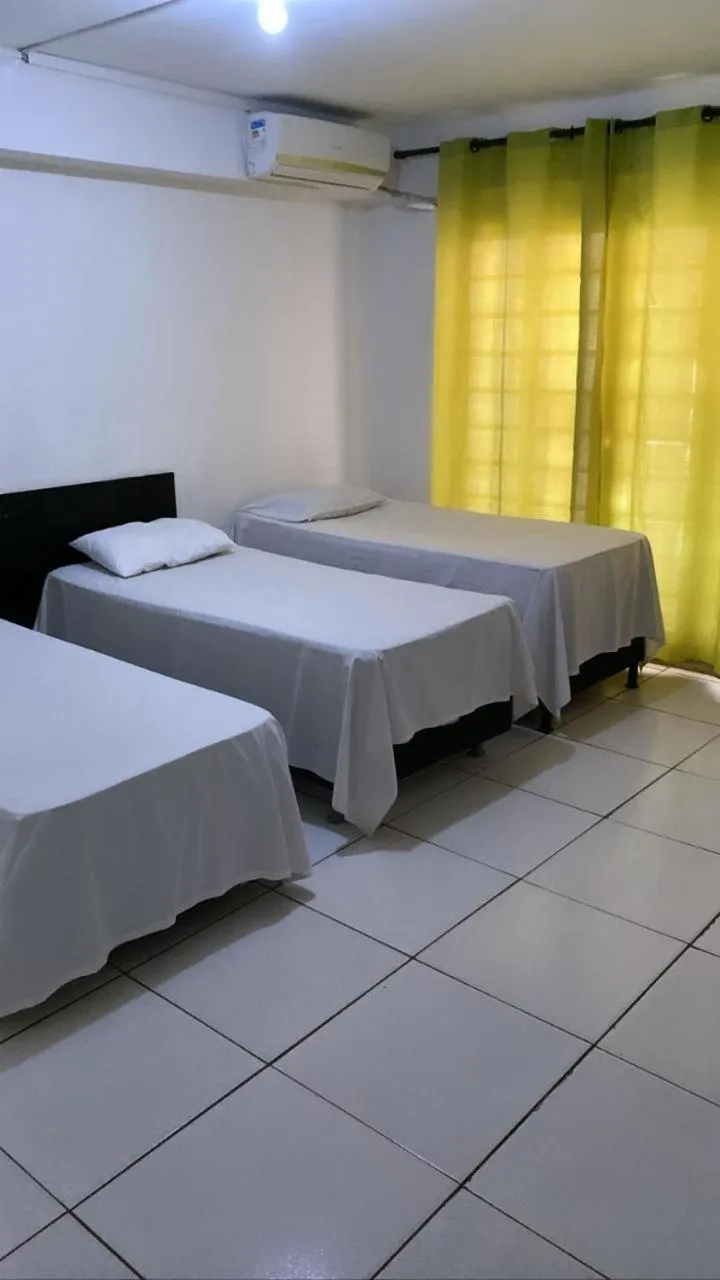 Bed in Hotel Novo Gama