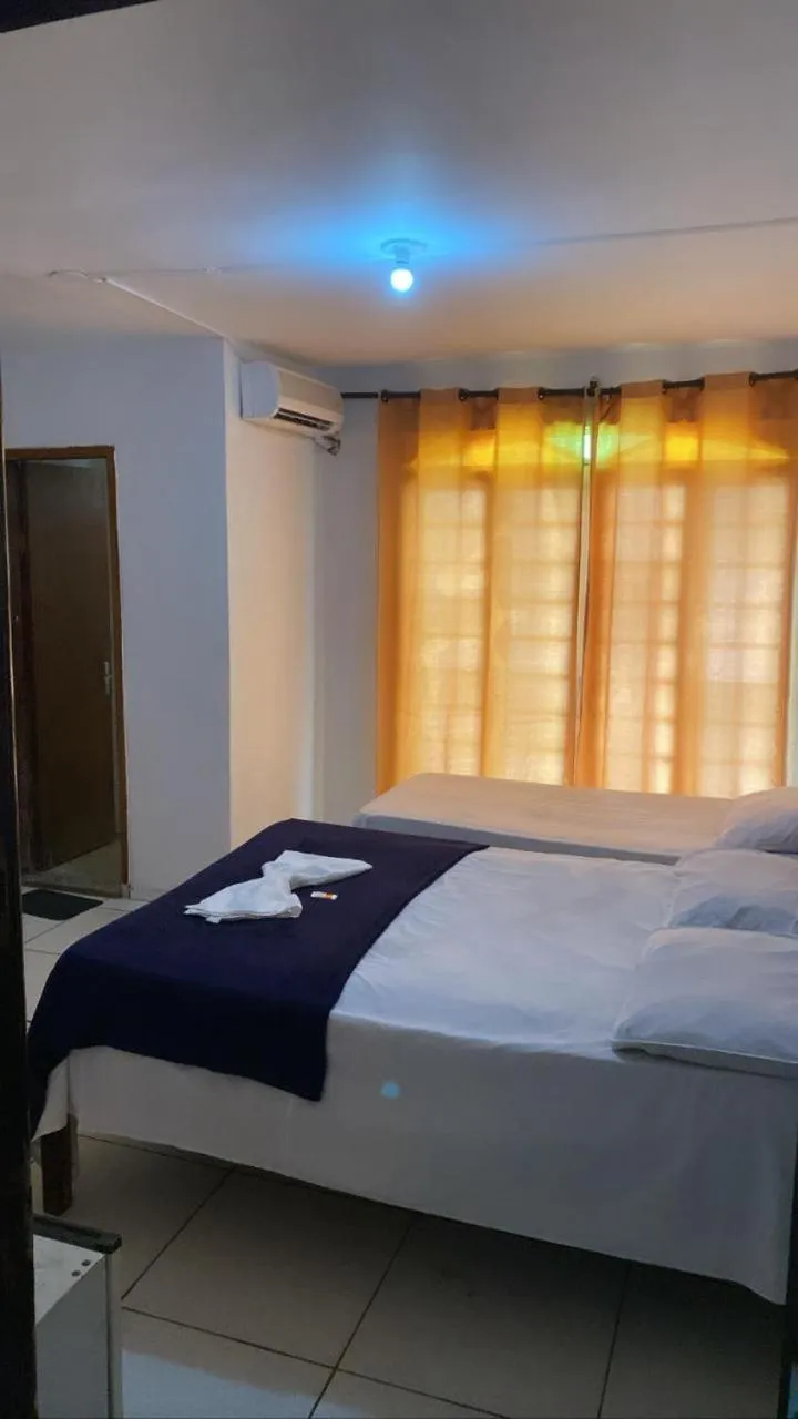 Bed in Hotel Novo Gama