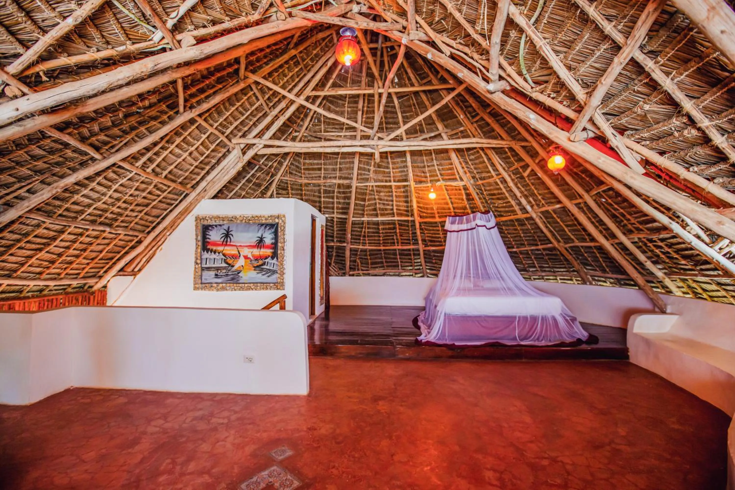 Bed in AHG Waridi Beach Resort &amp; SPA