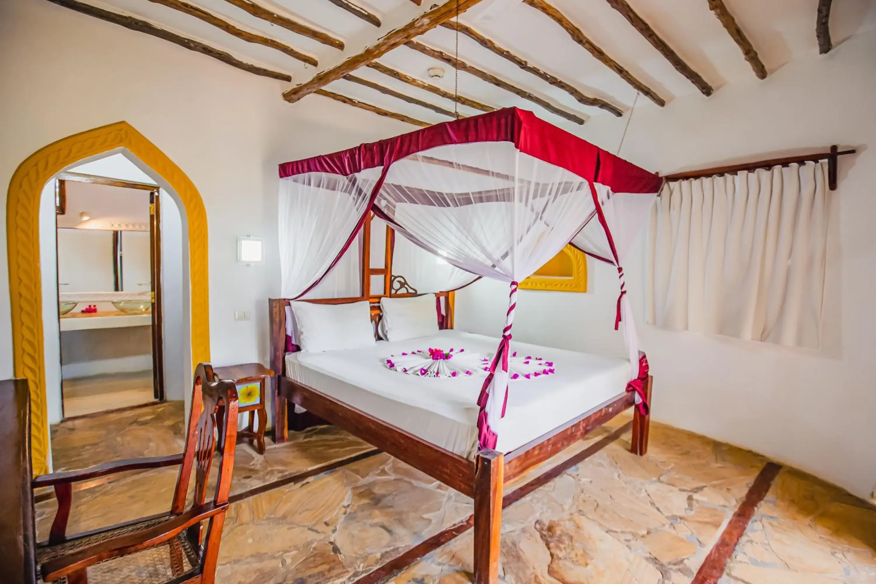 Bedroom, Bed in AHG Waridi Beach Resort & SPA Bedroom, Bed in AHG Waridi Beach Resort & SPA