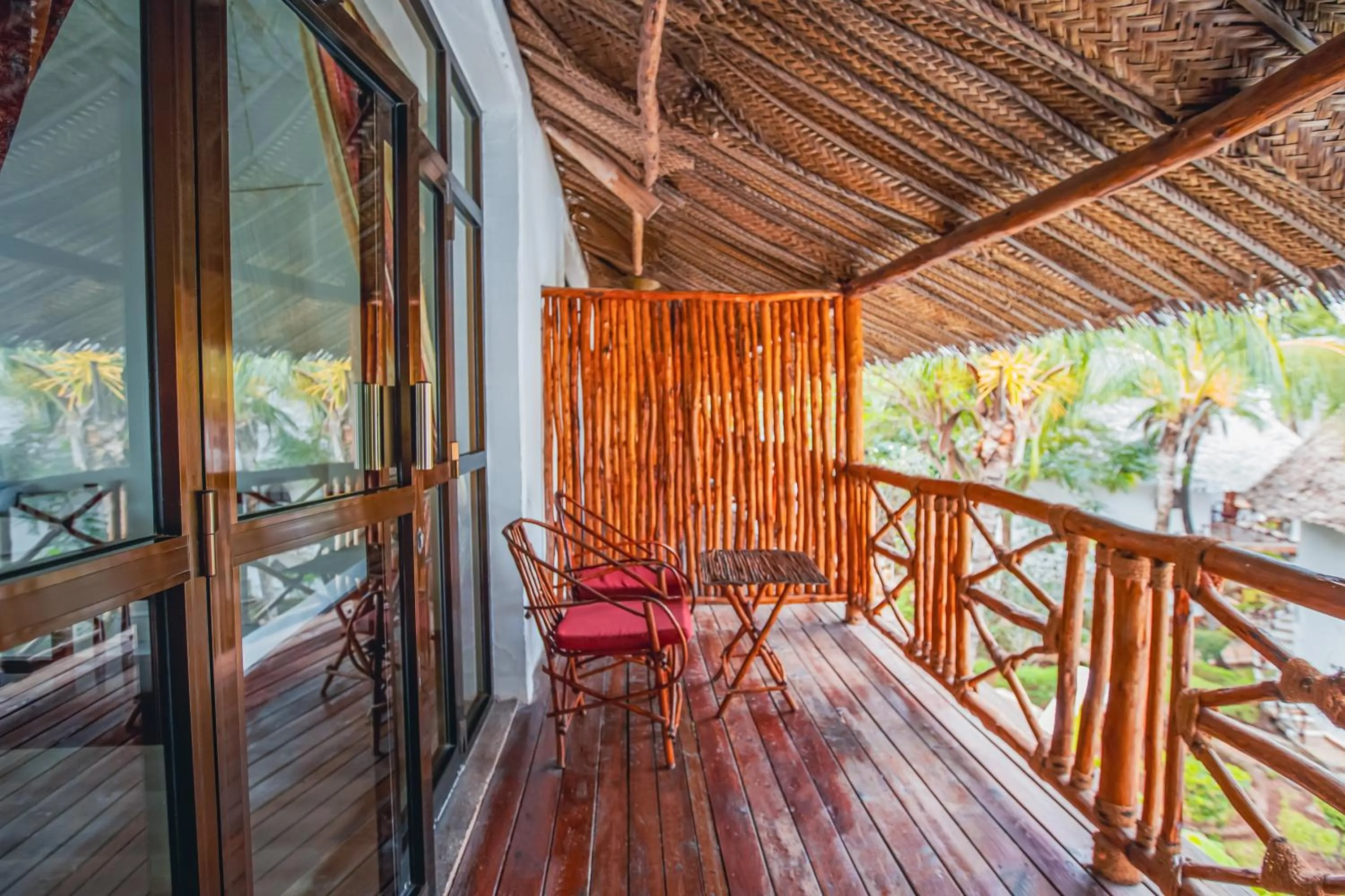 Balcony/Terrace in AHG Waridi Beach Resort &amp; SPA
