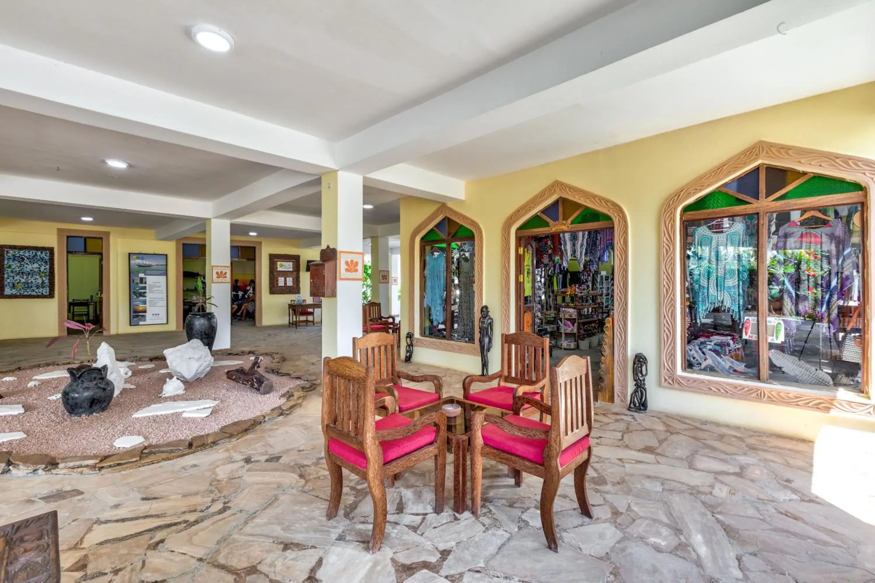 Lobby or reception in AHG Waridi Beach Resort & SPA Lobby or reception in AHG Waridi Beach Resort & SPA