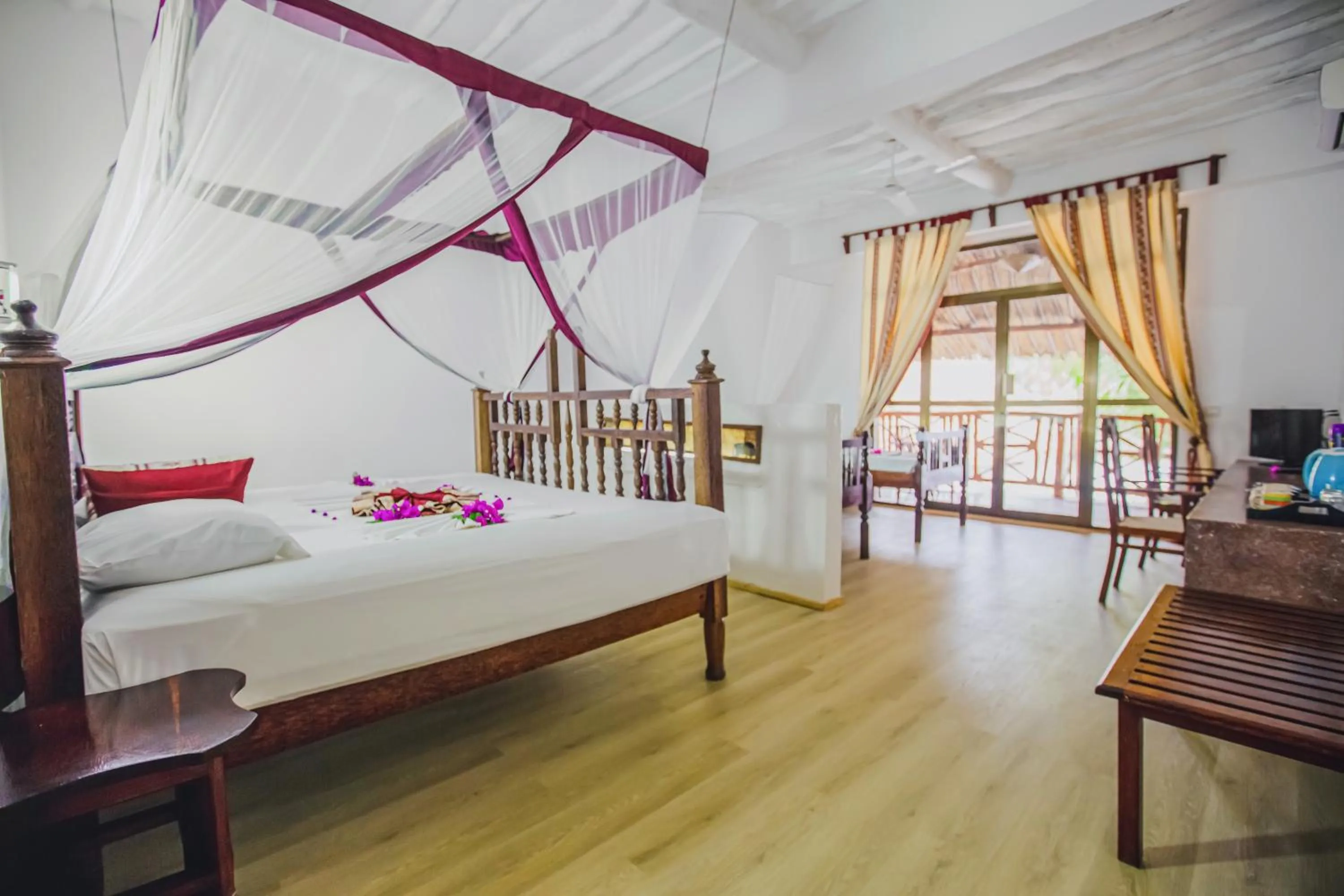 Bed in AHG Waridi Beach Resort &amp; SPA