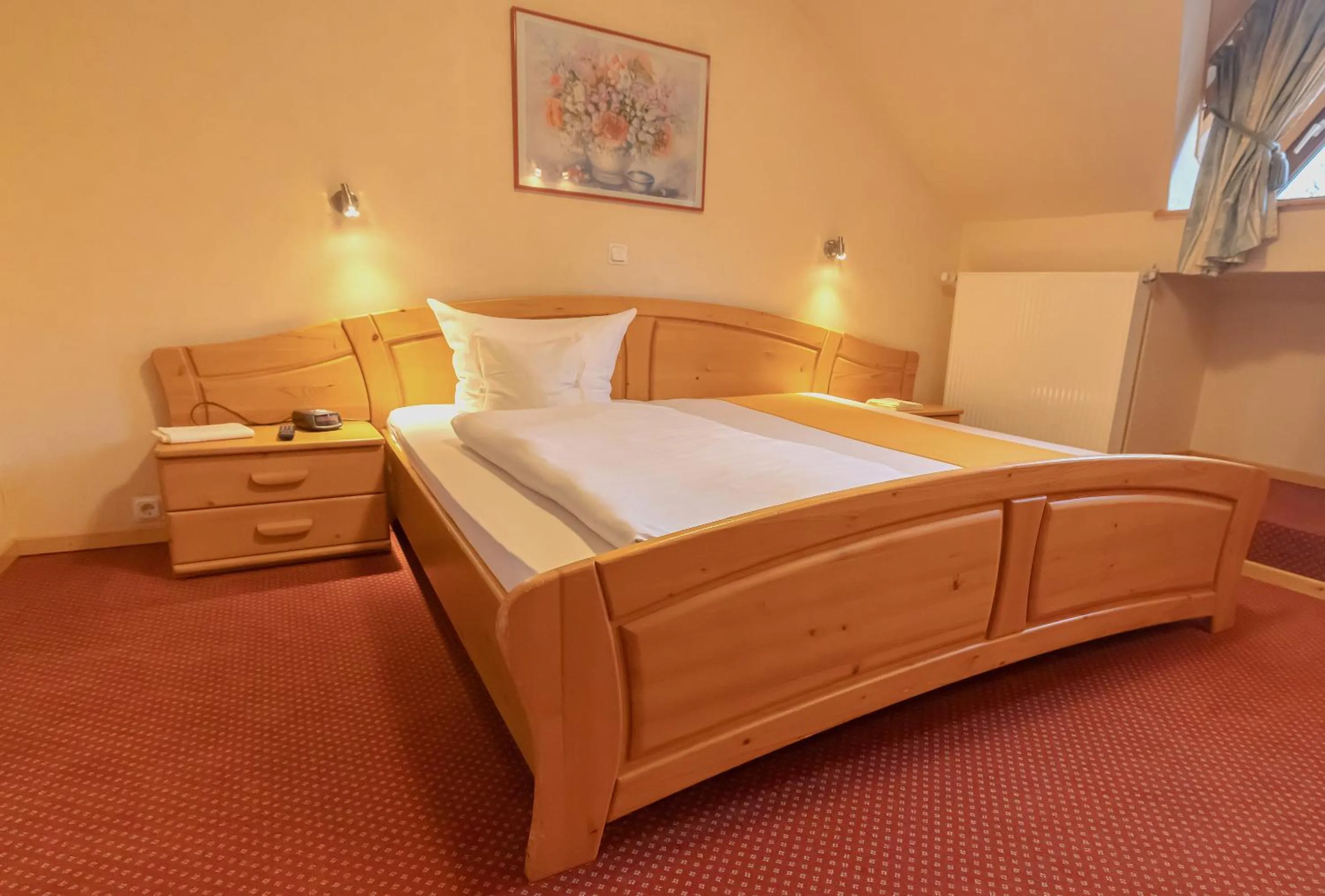 Photo of the whole room, Bed in Hotel Sauerländer Hof