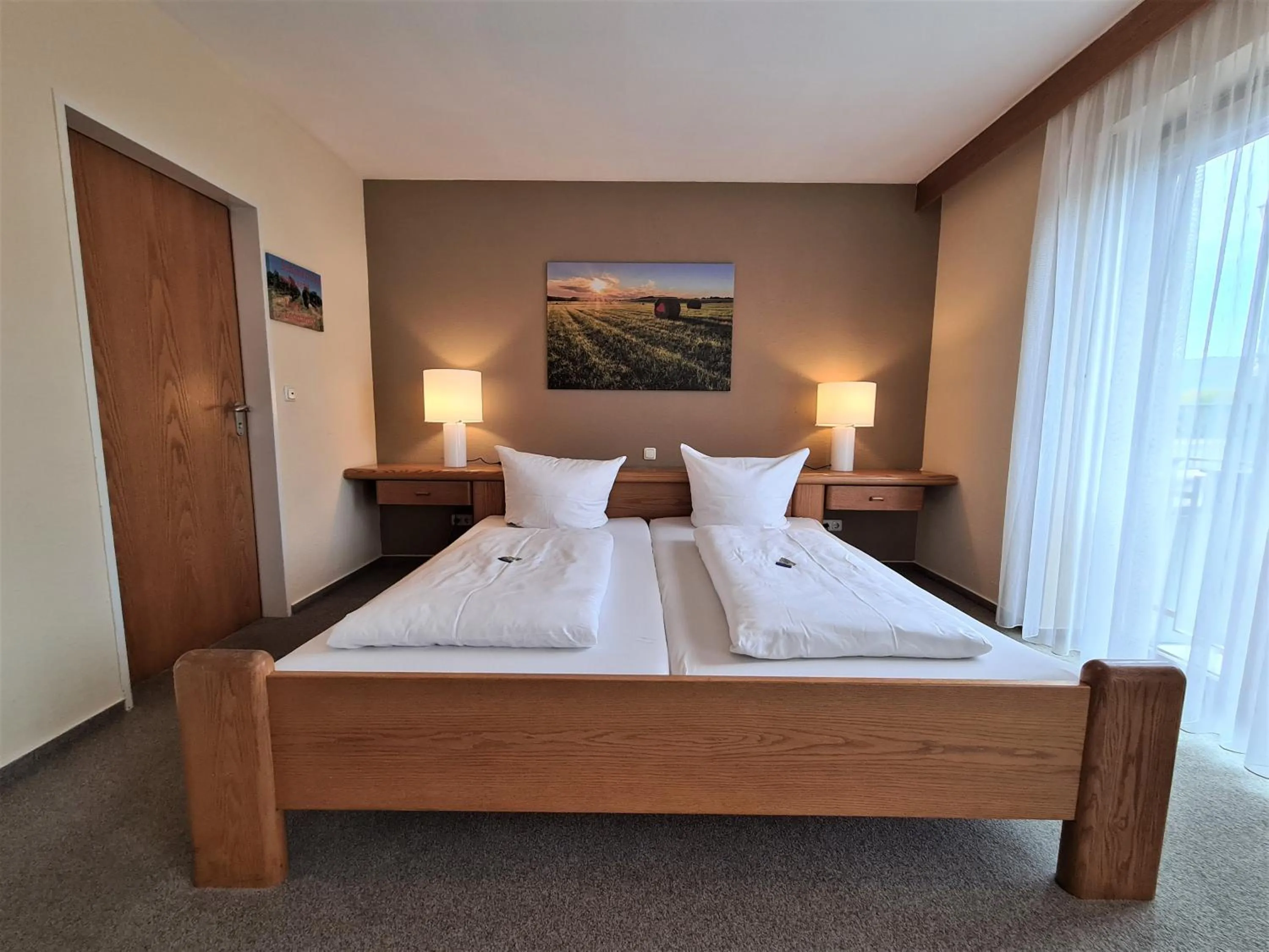 Bed in Hotel Goldenes Fass