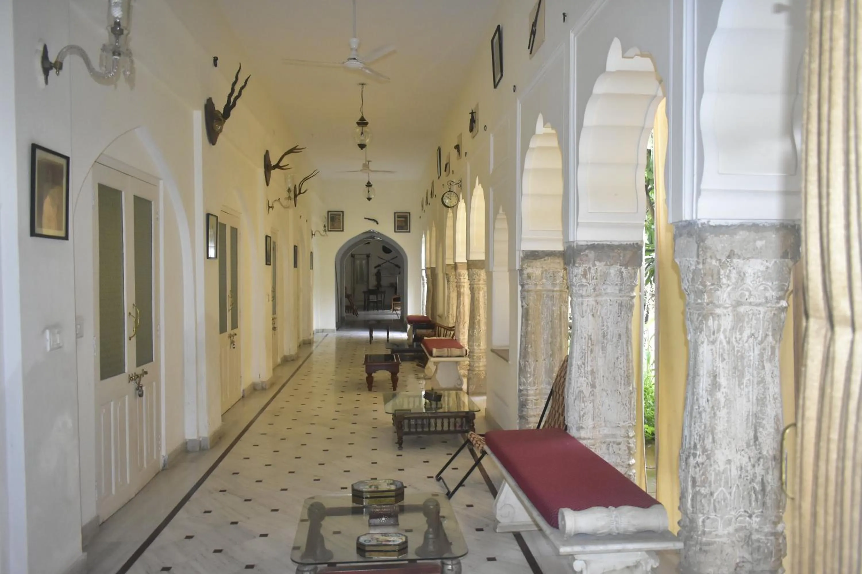 Seating area in Castle Khandela A Heritage Castle