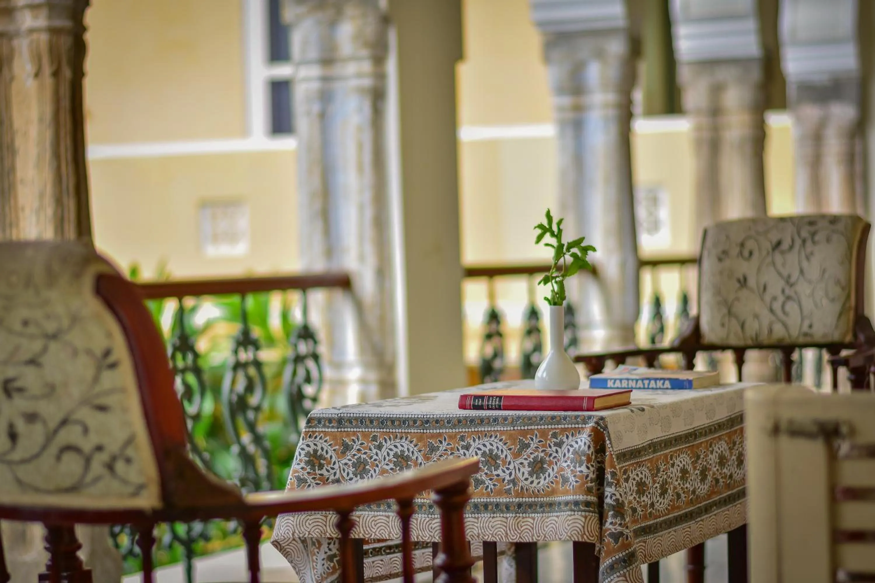 Seating area in Castle Khandela A Heritage Castle