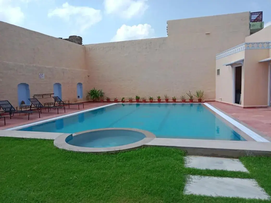 Swimming pool in Castle Khandela A Heritage Castle Swimming pool in Castle Khandela A Heritage Castle