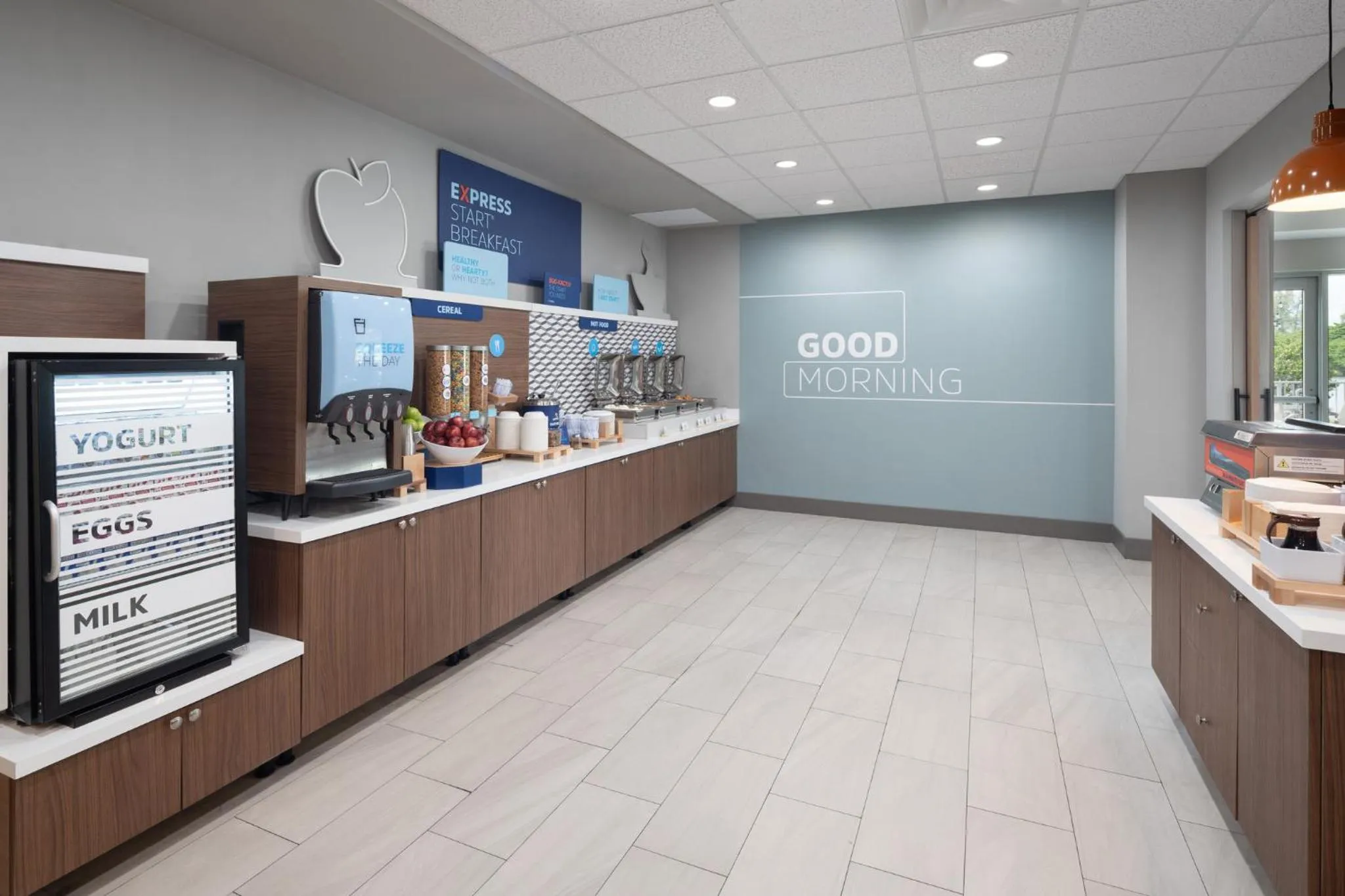 Breakfast in Holiday Inn Express Miami Airport-Blue Lagoon Area by IHG