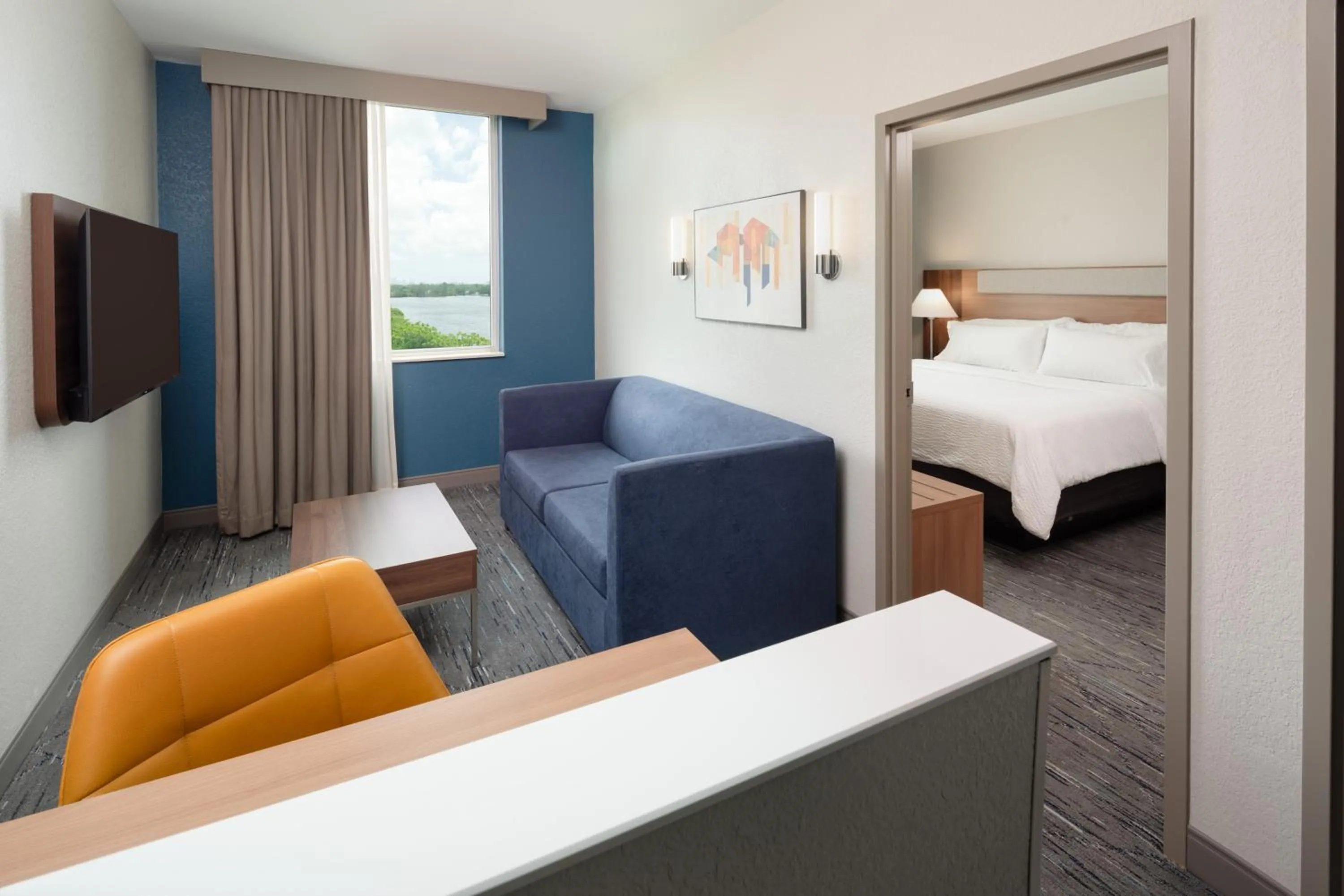 Bed in Holiday Inn Express Miami Airport-Blue Lagoon Area by IHG