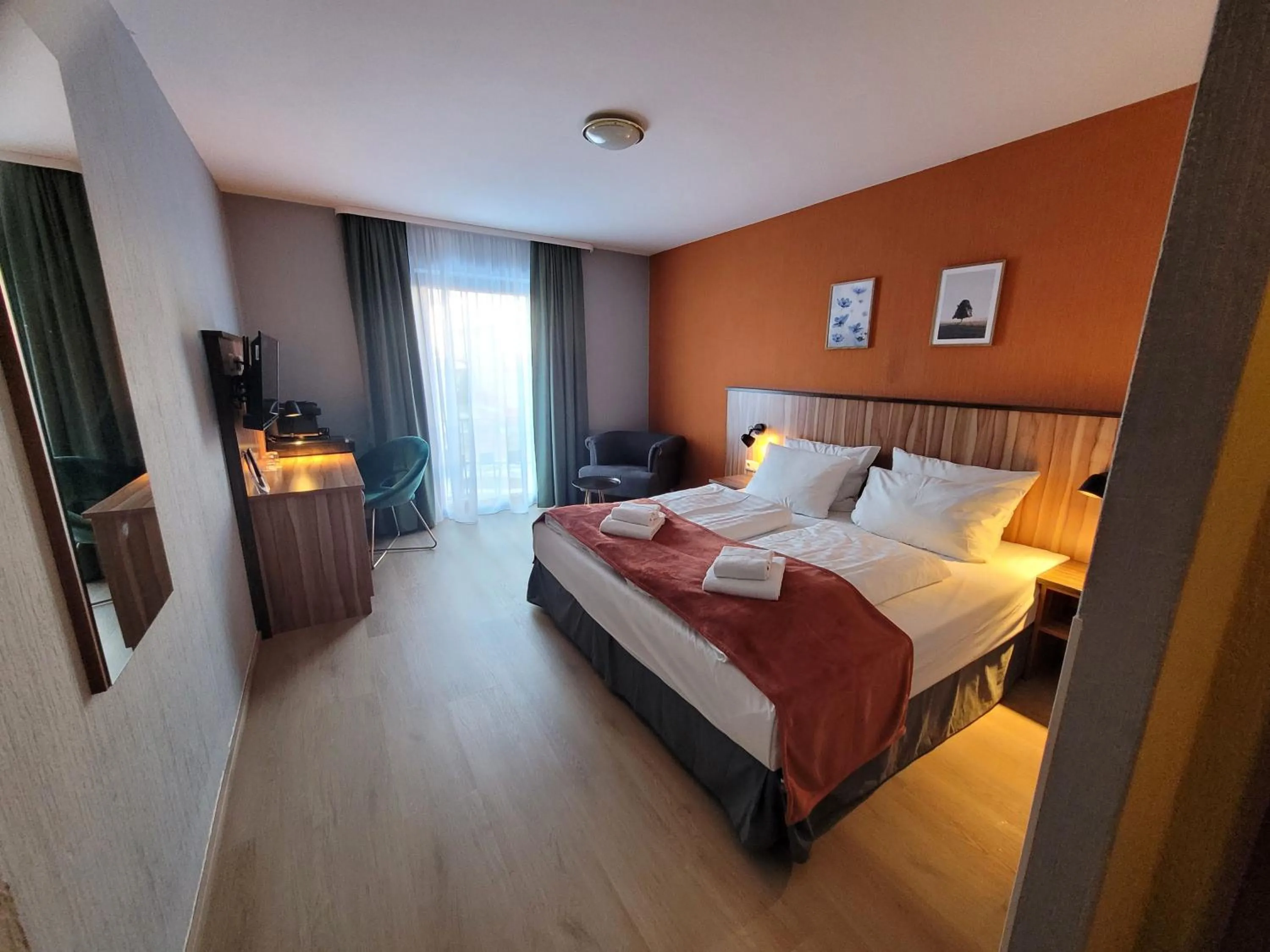 Bed in City Hotel Meckenheim