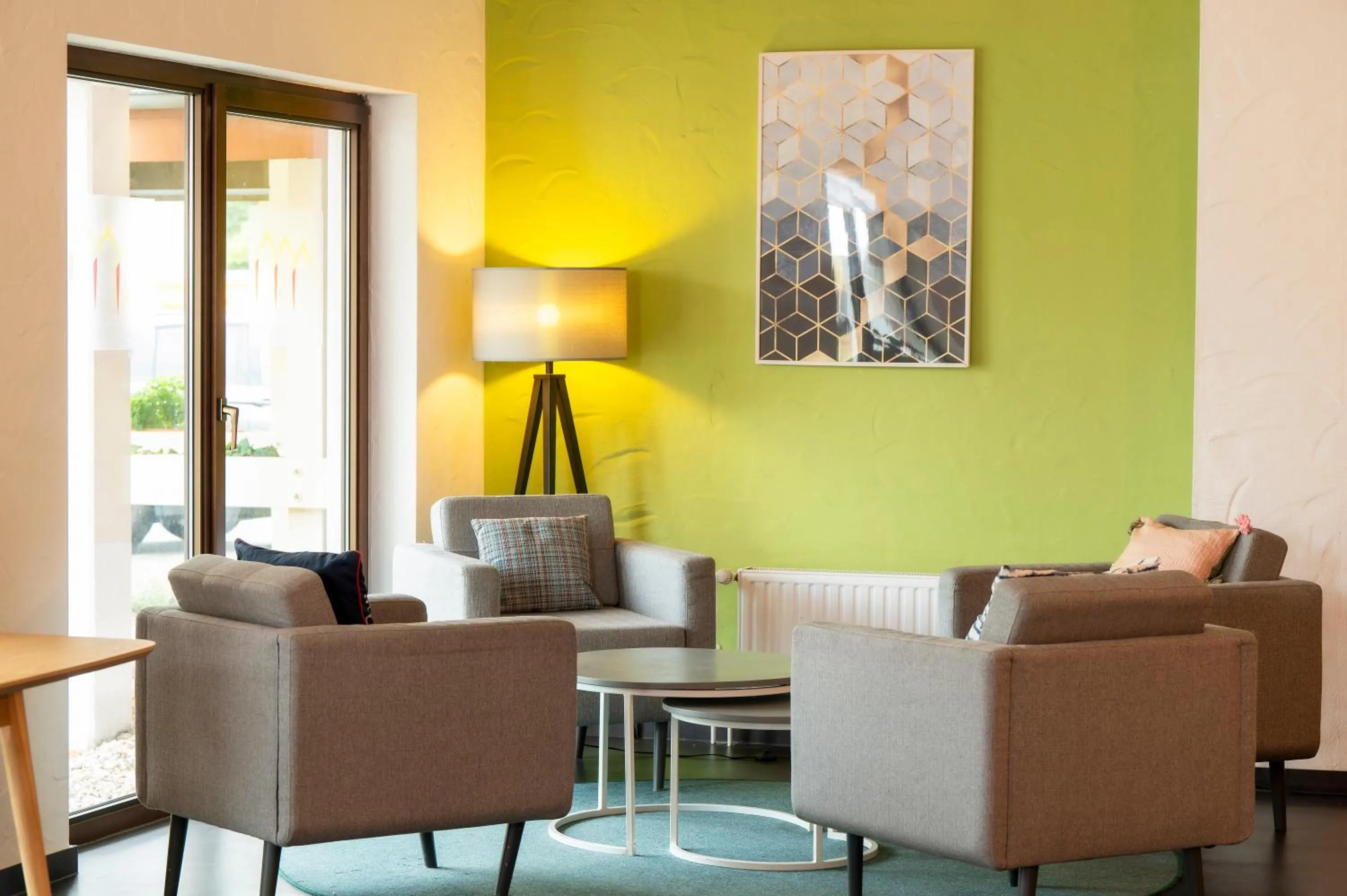 Lobby or reception in City Hotel Meckenheim