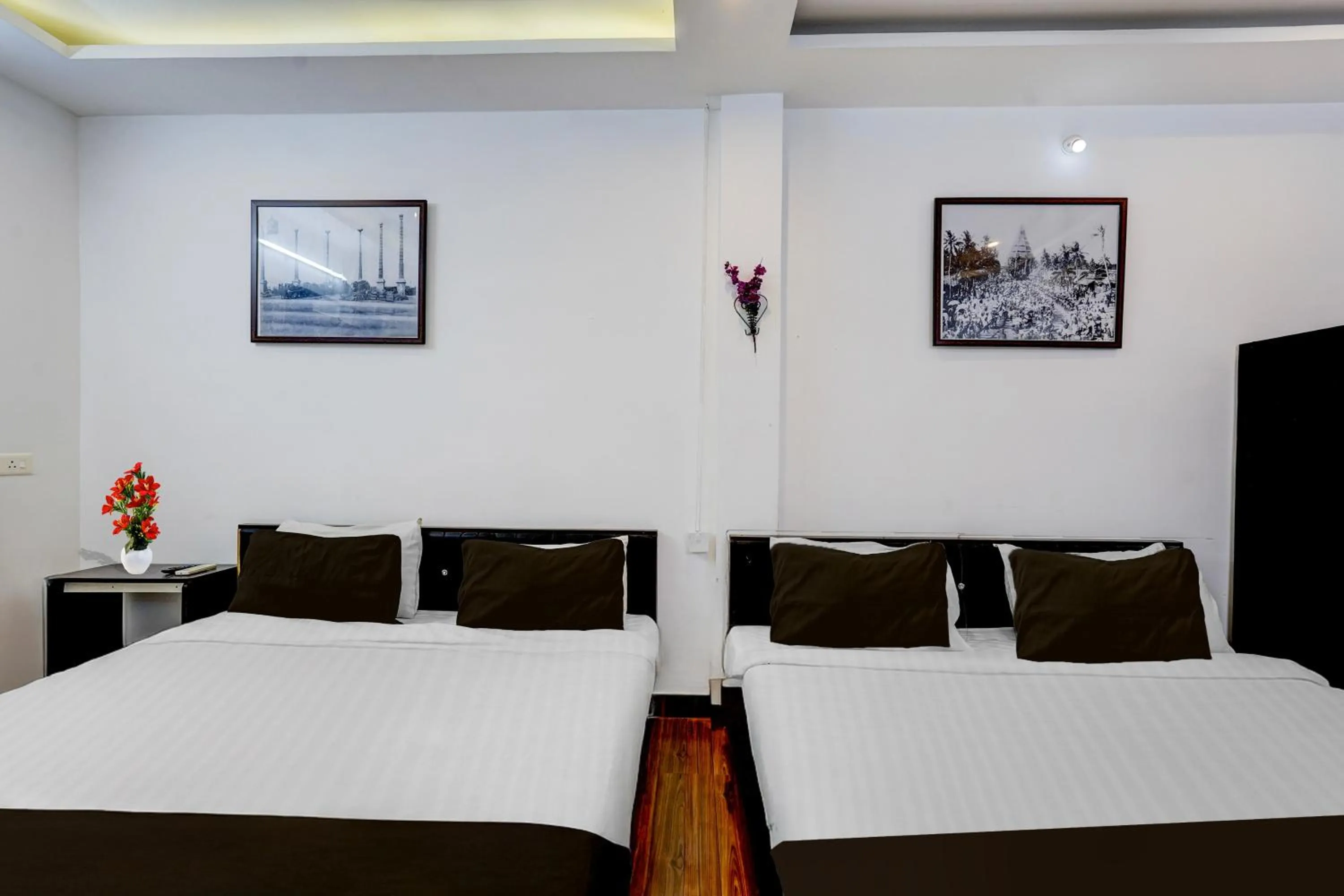 Bedroom, Bed in Townhouse Auroville Beach Formerly De Heritage