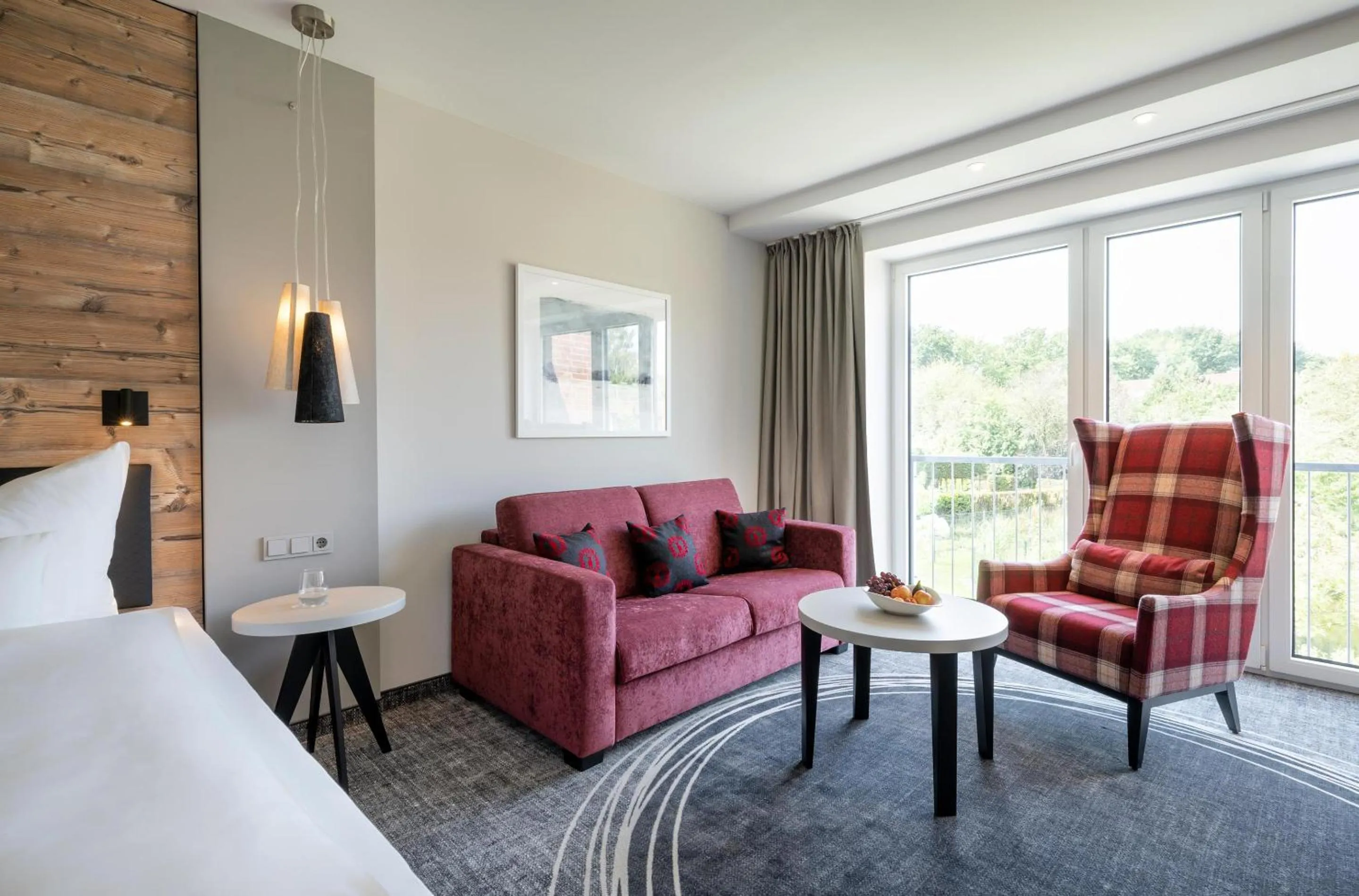 Bed in Köhlers Forsthaus Wellness & Genuss Hotel