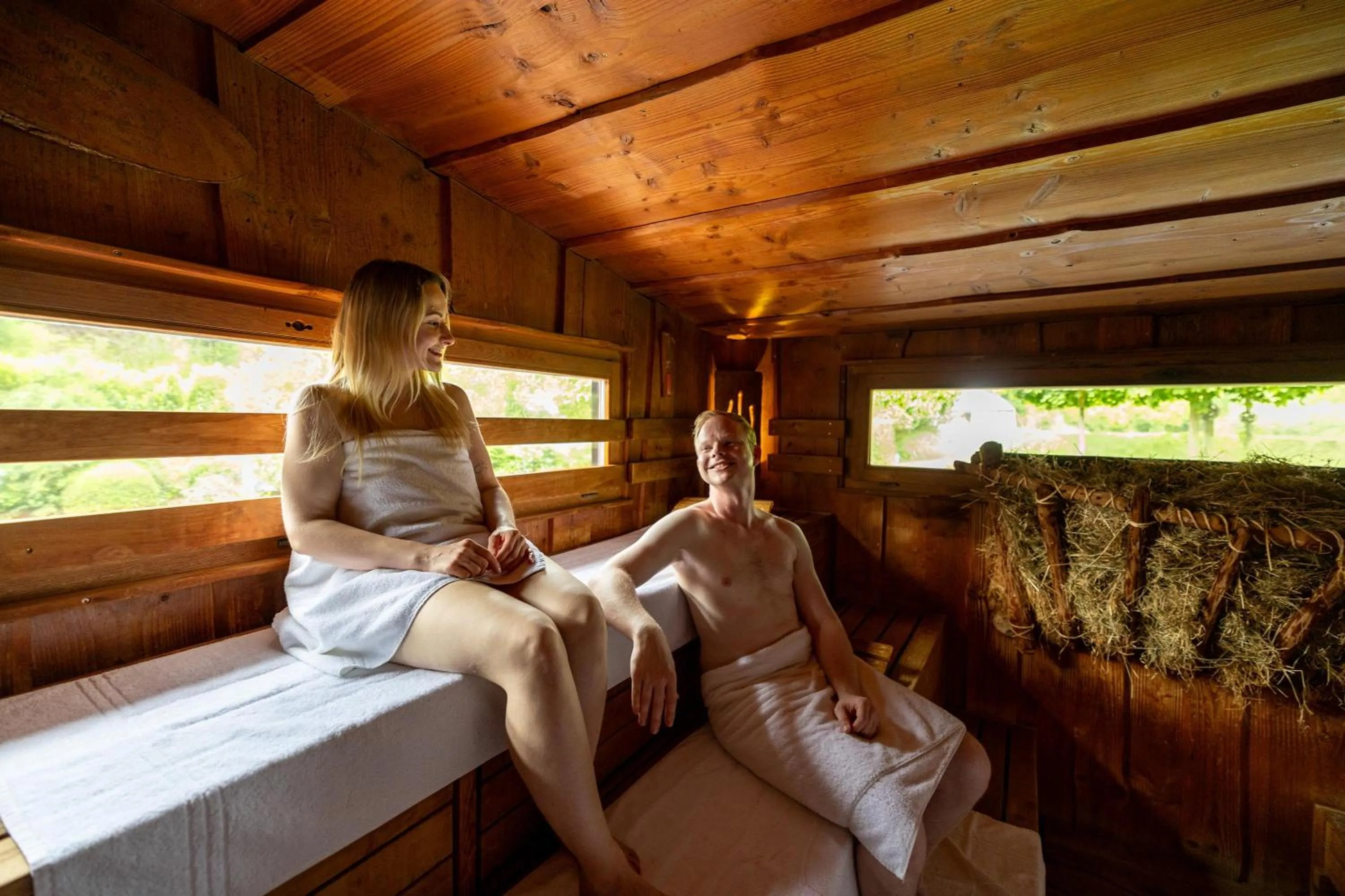 Sauna in Köhlers Forsthaus Wellness & Genuss Hotel
