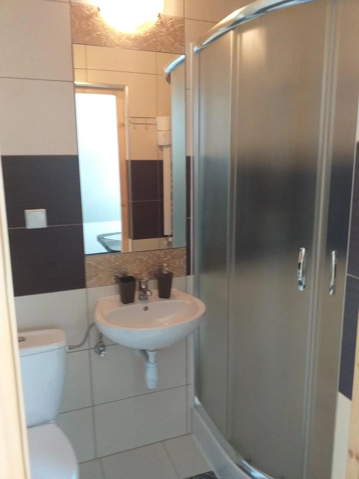 Bathroom in Karczma Mikuda - Sauna Basen Jacuzzi z widokiem na góry - Kuligi - Parking