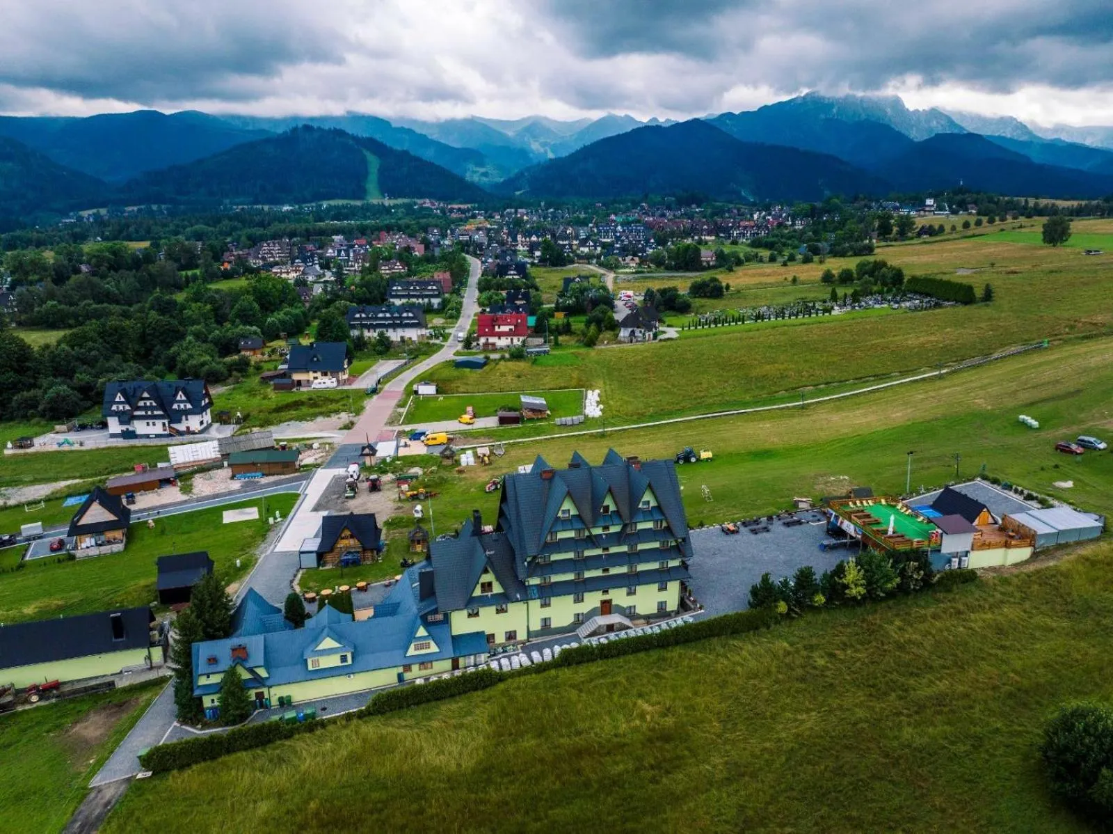 View (from property/room) in Karczma Mikuda - Sauna Basen Jacuzzi z widokiem na góry - Kuligi - Parking