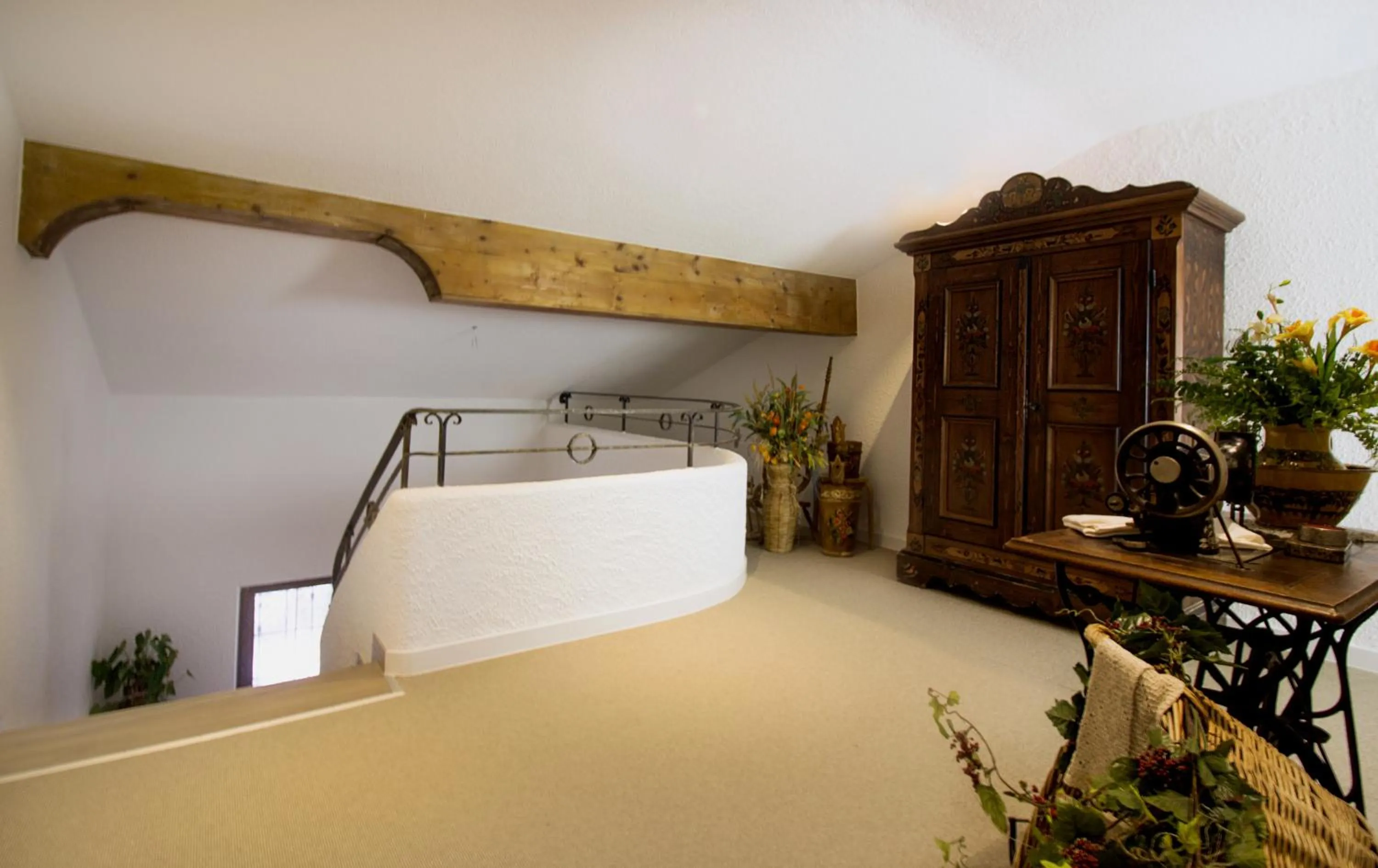 Decorative detail, Bed in Hotel Alp Inn - Chiemgaukarte inclusive