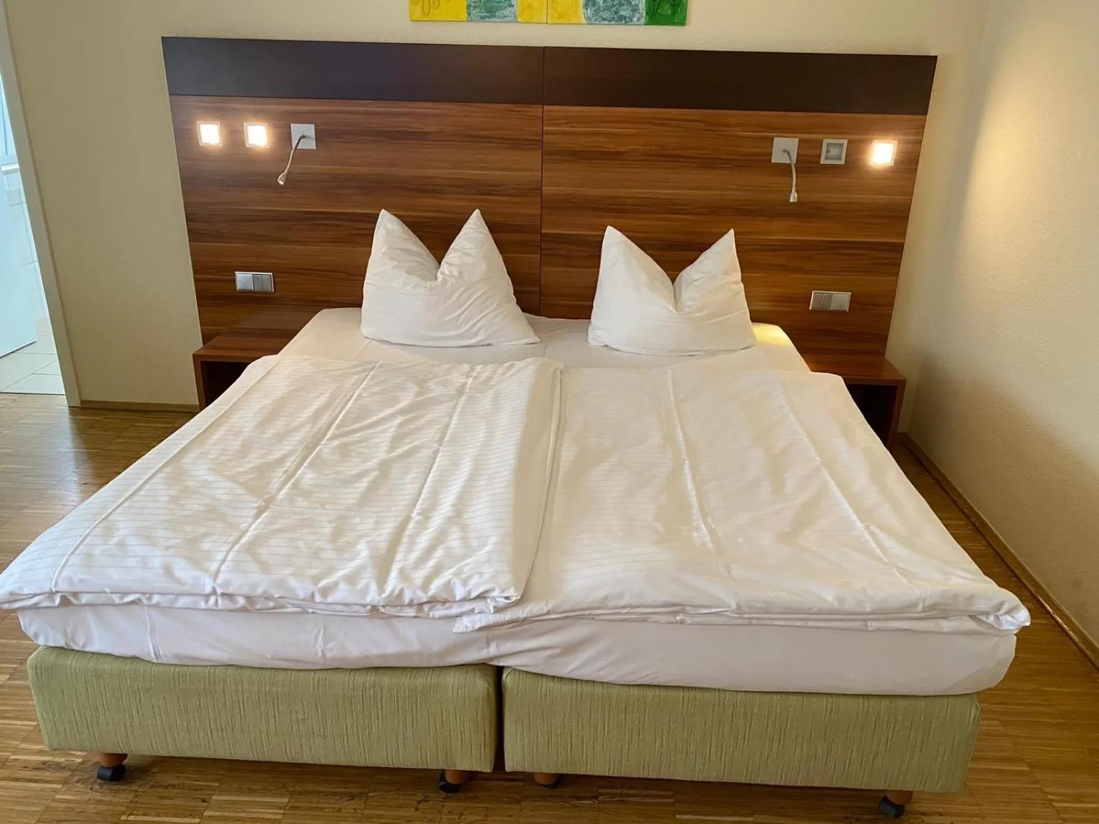 Bed in Klima Hotel Europarc