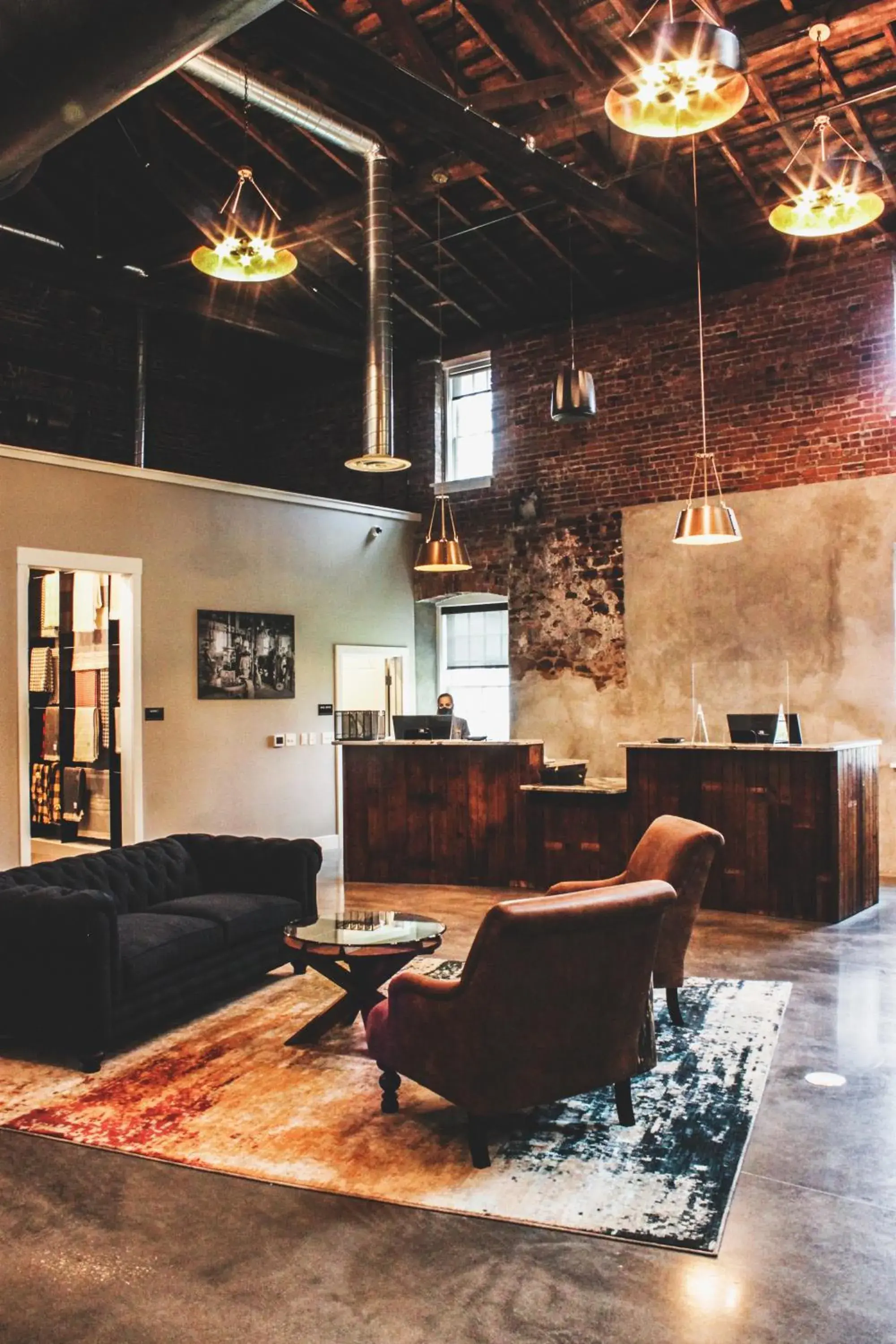 Lobby or reception in Hotel Millwright Lobby or reception in Hotel Millwright