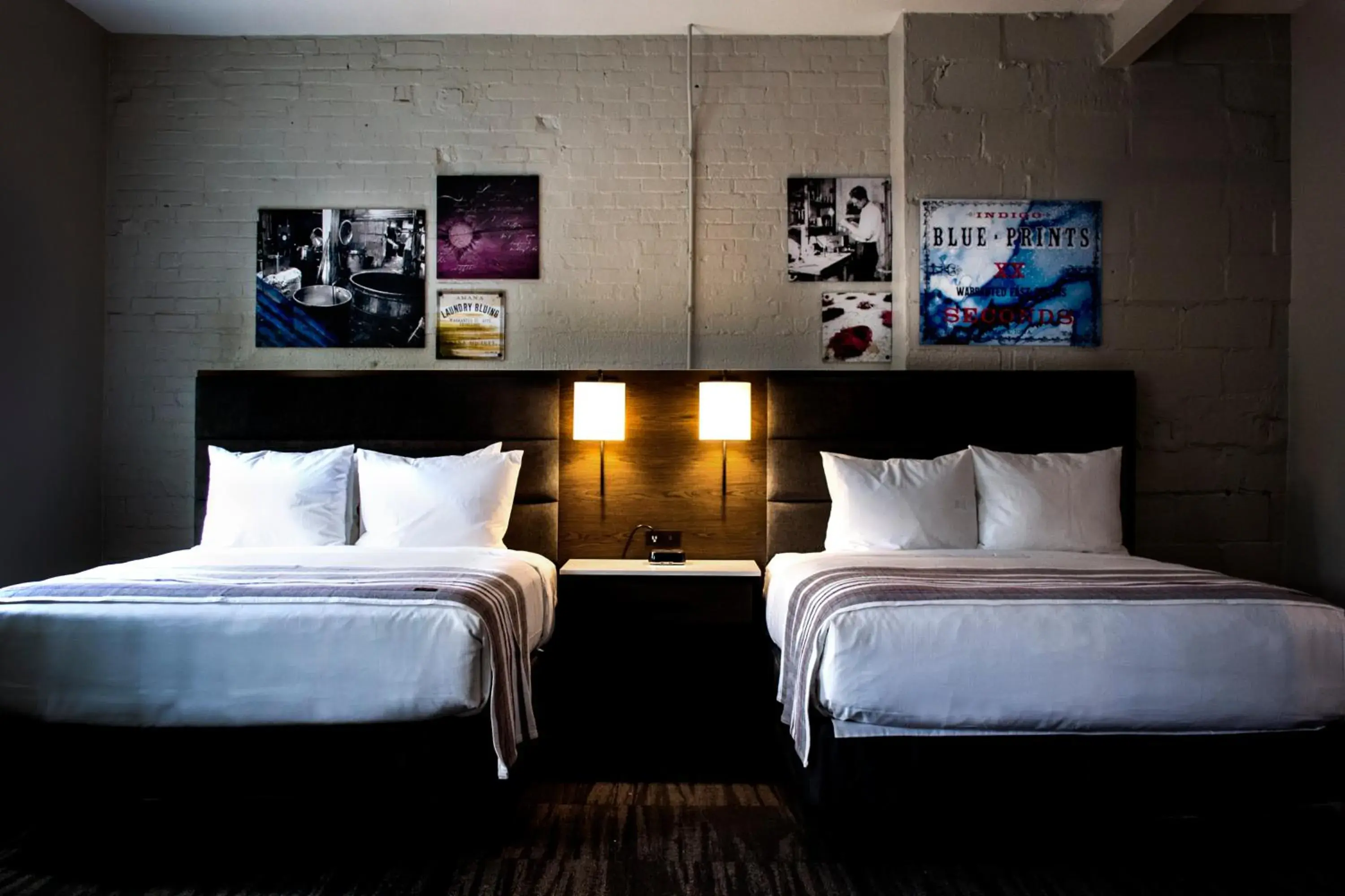 Bed in Hotel Millwright Bed in Hotel Millwright