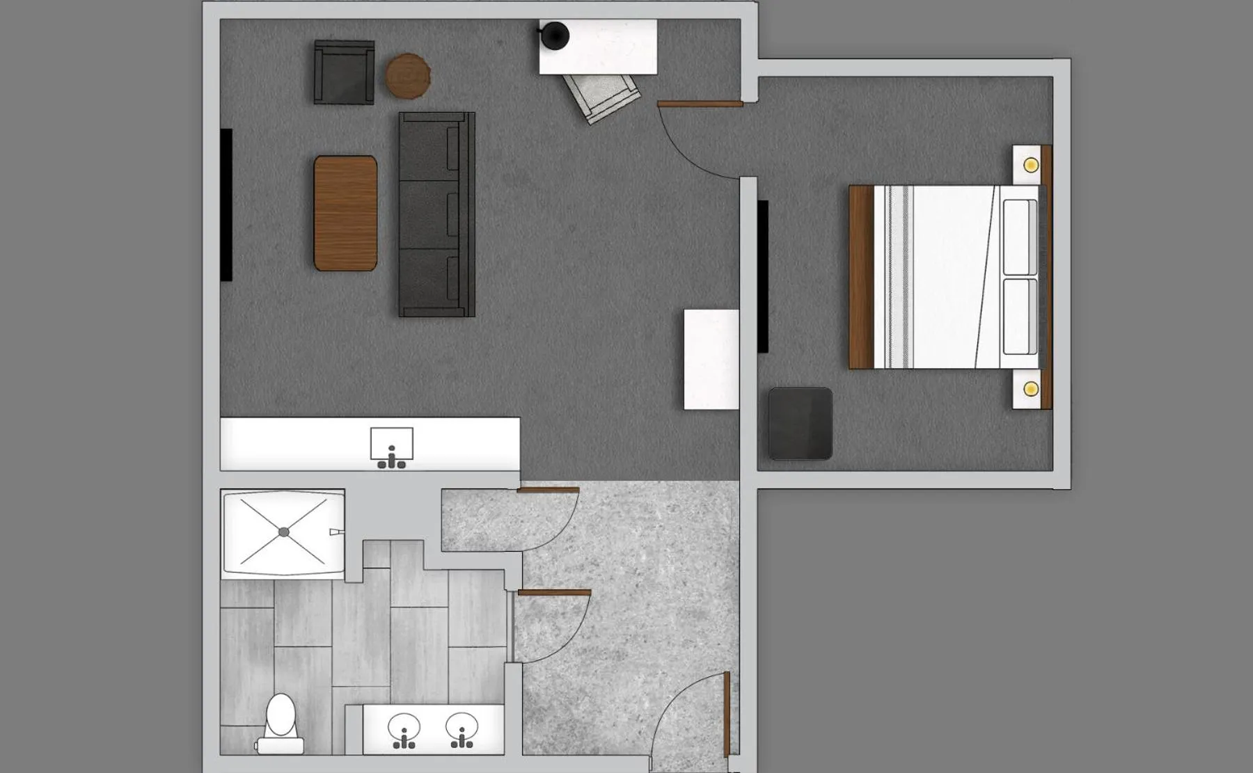 Floor plan in Hotel Millwright