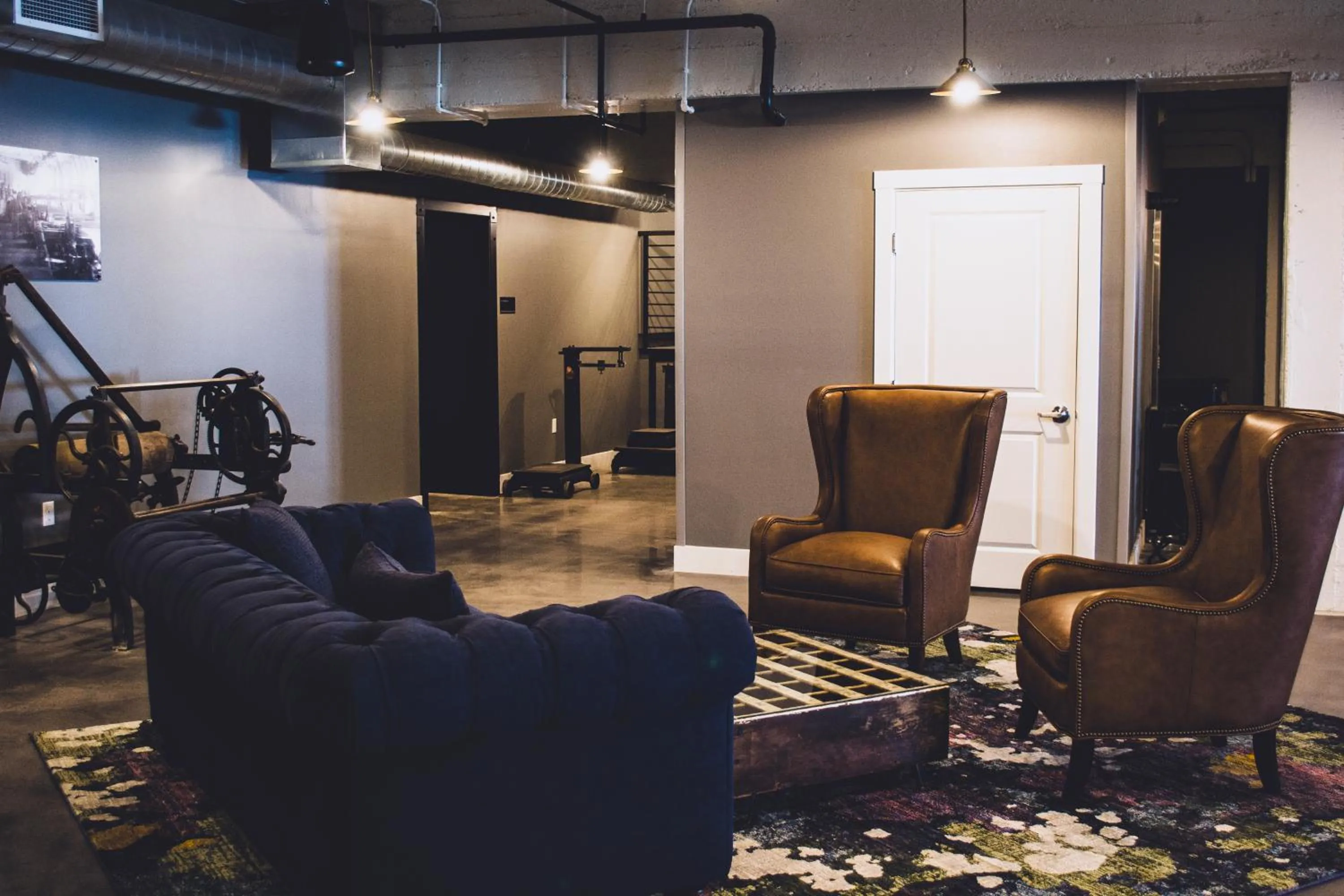 Seating area in Hotel Millwright