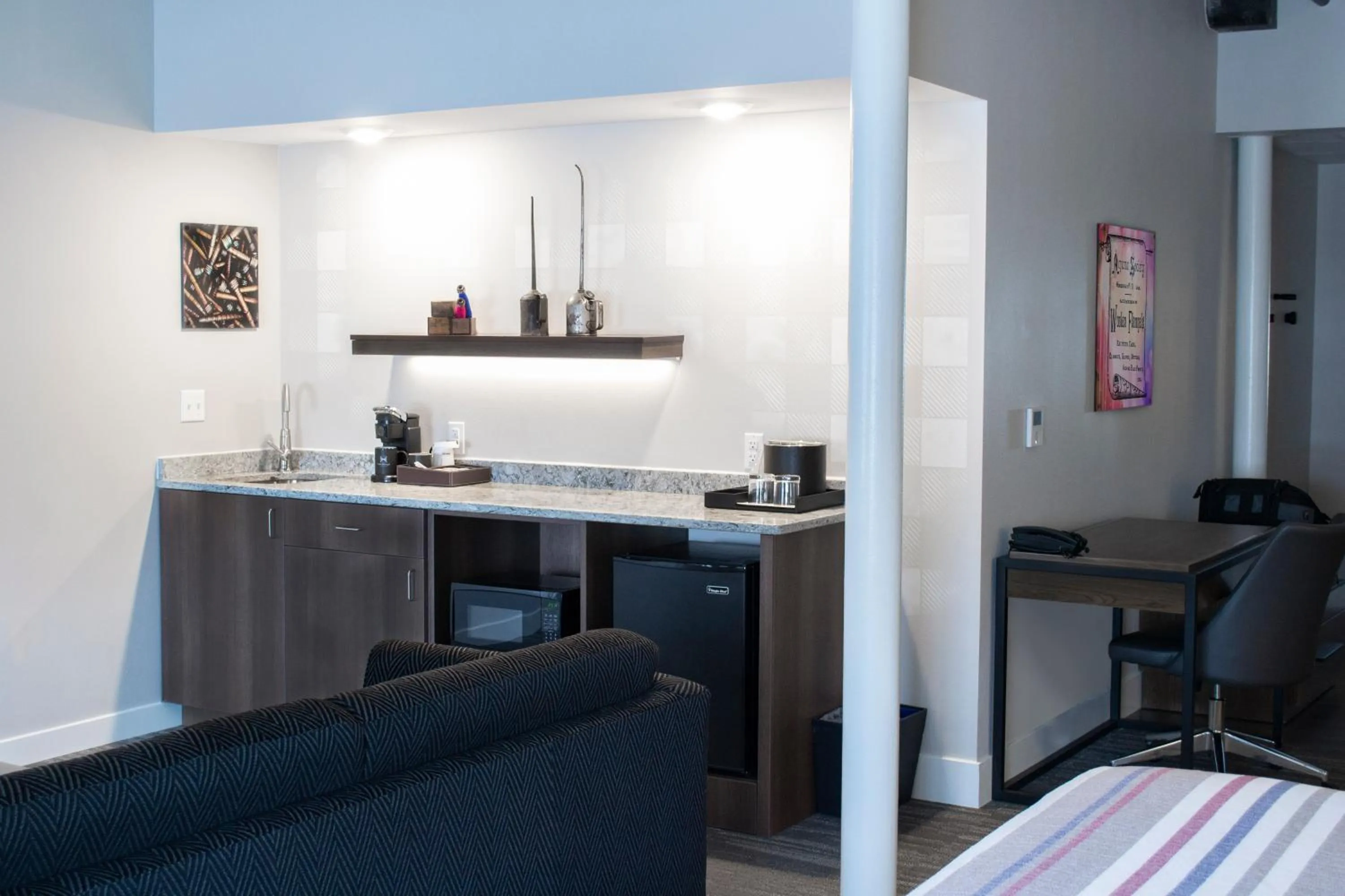 Kitchen or kitchenette in Hotel Millwright