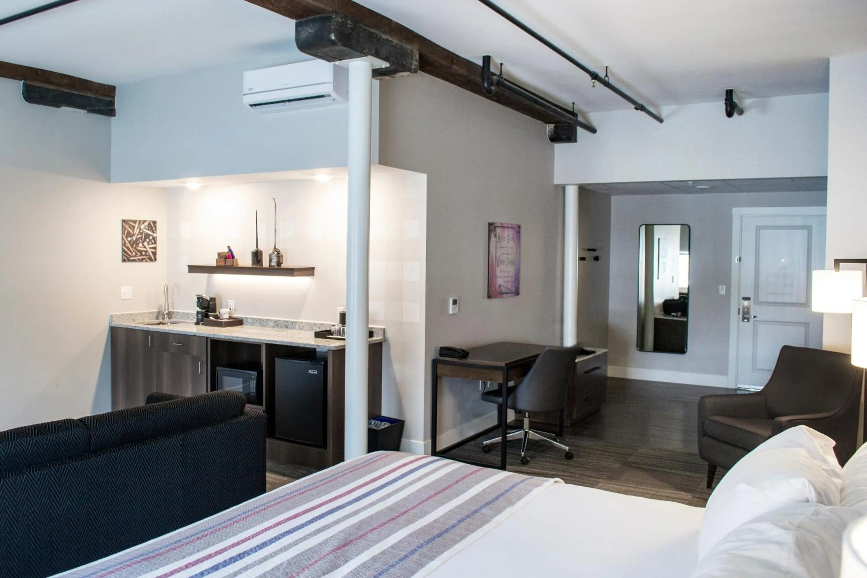 Bed in Hotel Millwright