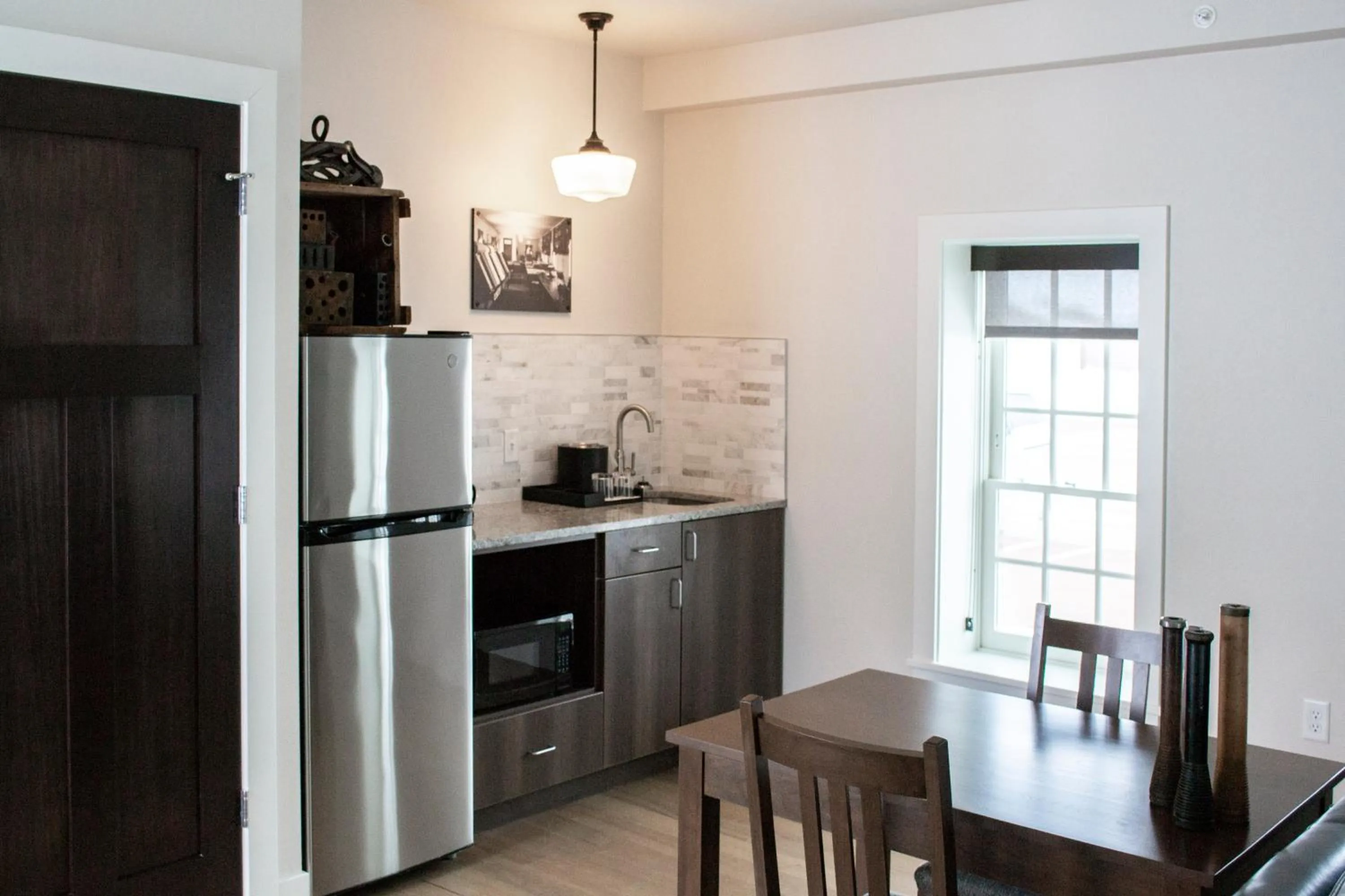 Kitchen or kitchenette in Hotel Millwright