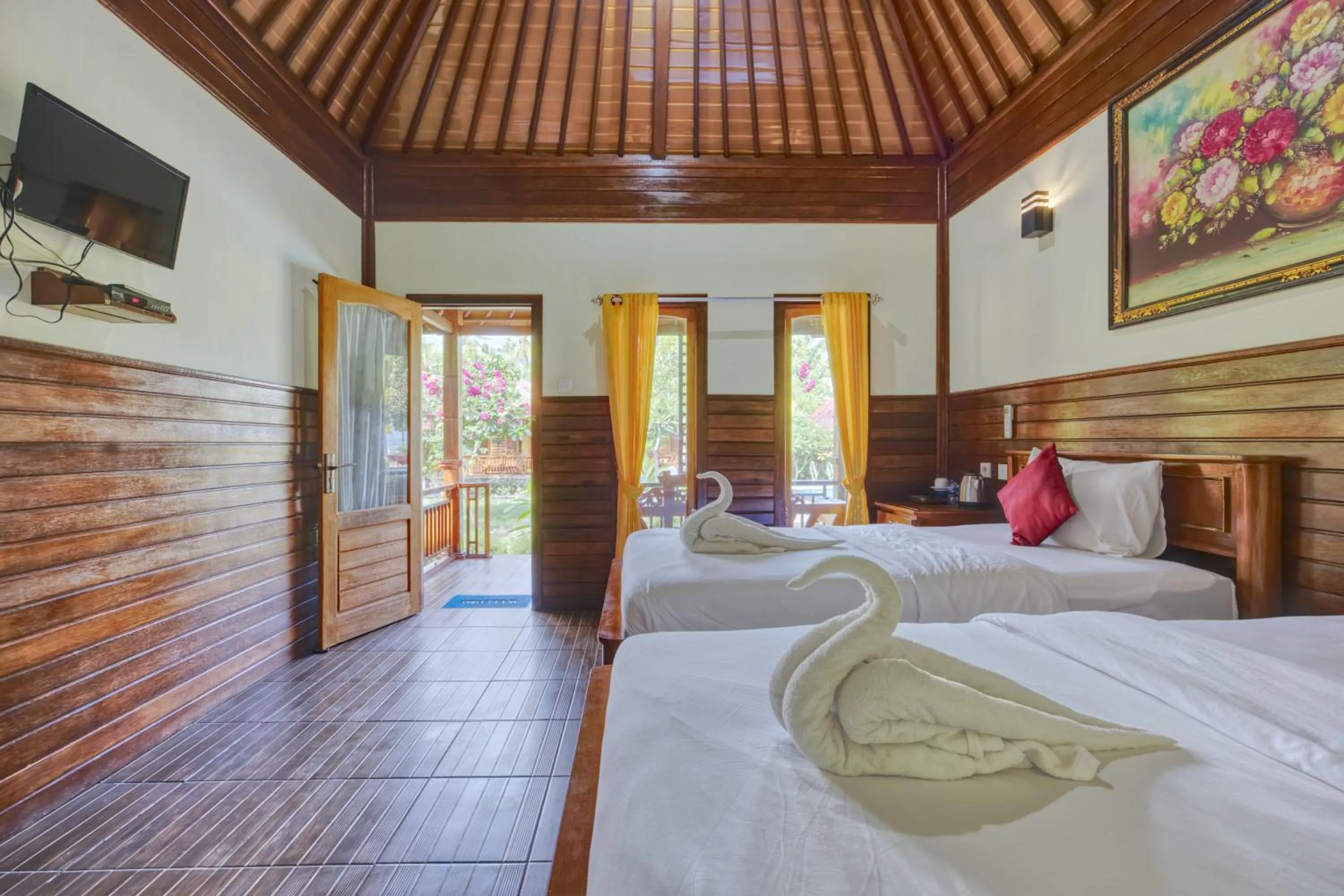 Bed in Putri Nusa Beach