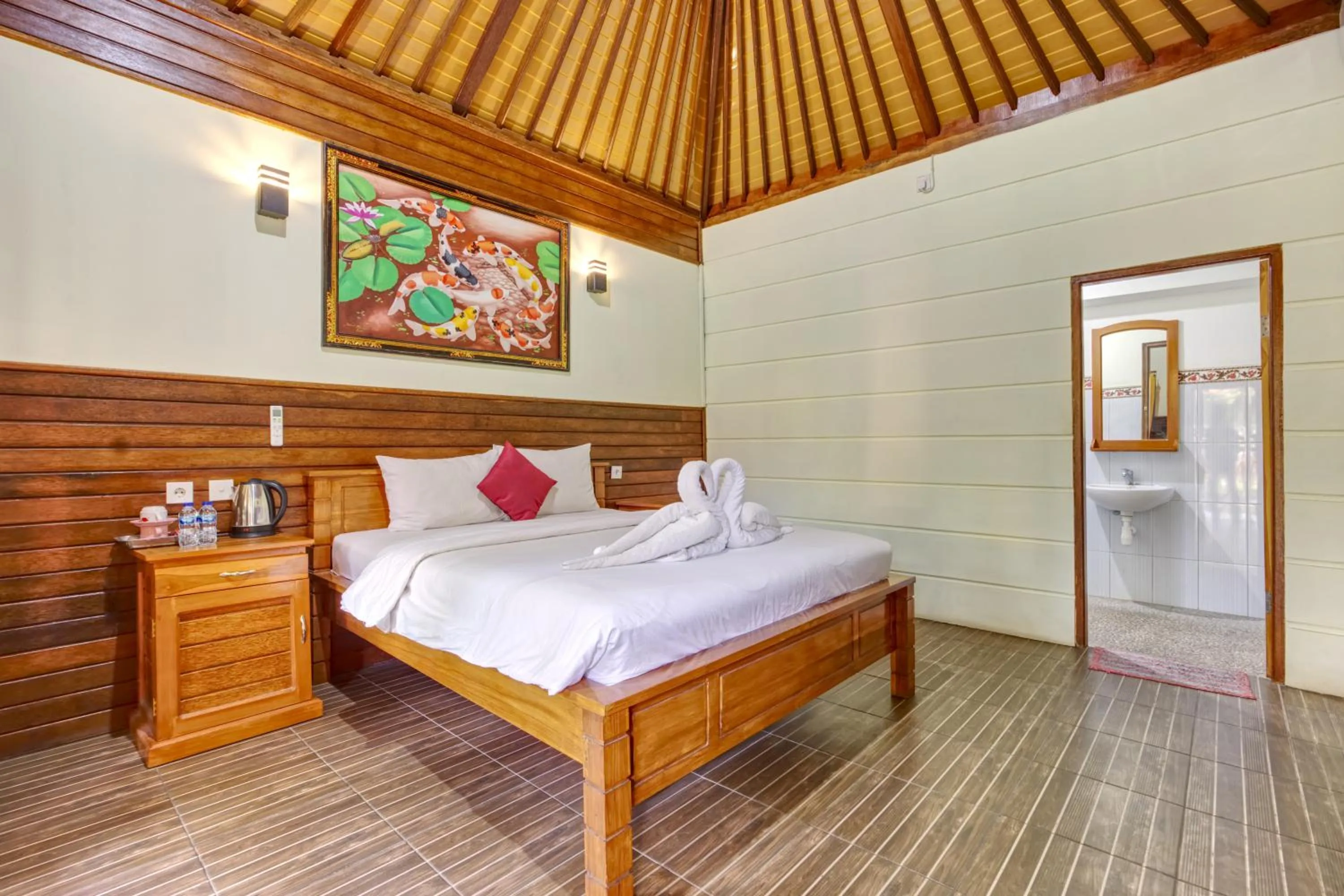 Bed in Putri Nusa Beach