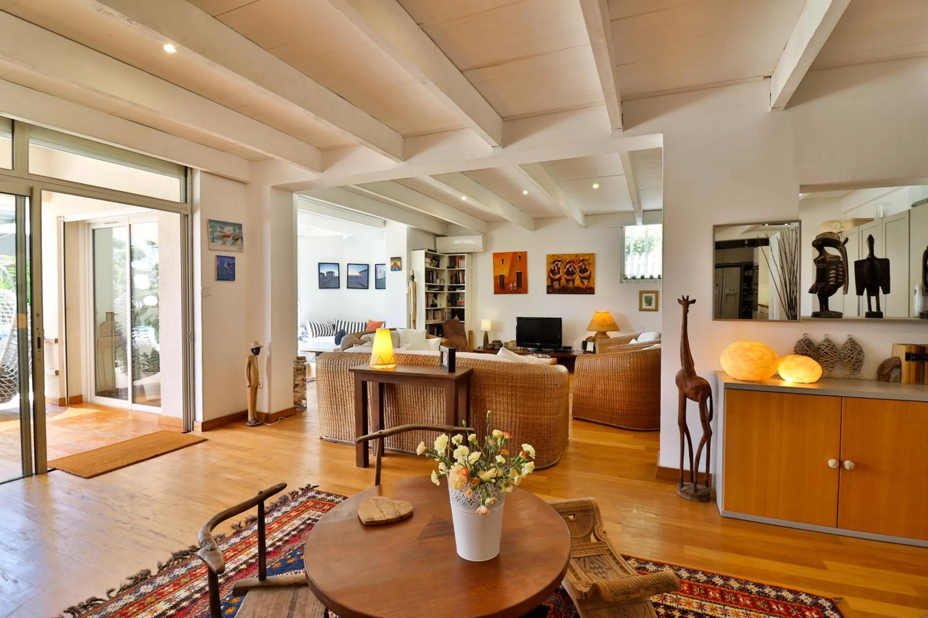 Living room in Les Chambres d'Hôtes du Grand Mornas